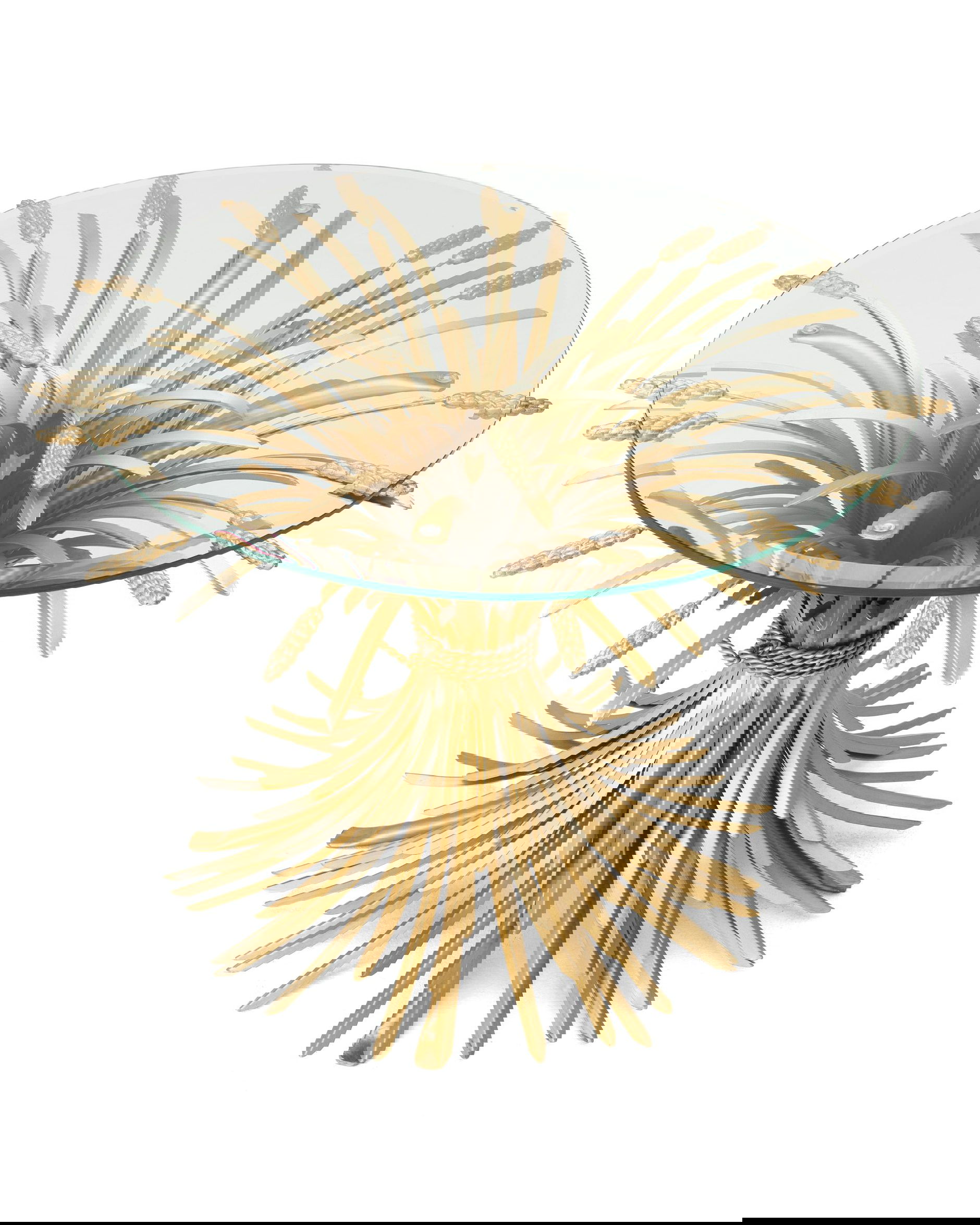 Bonheur sidobord guld