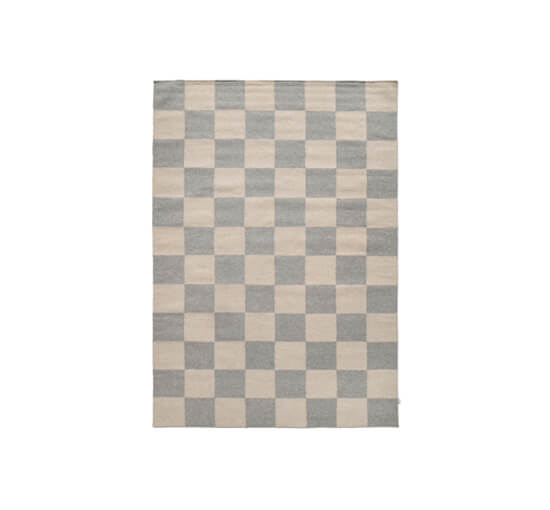 Square tæppe grå/natur