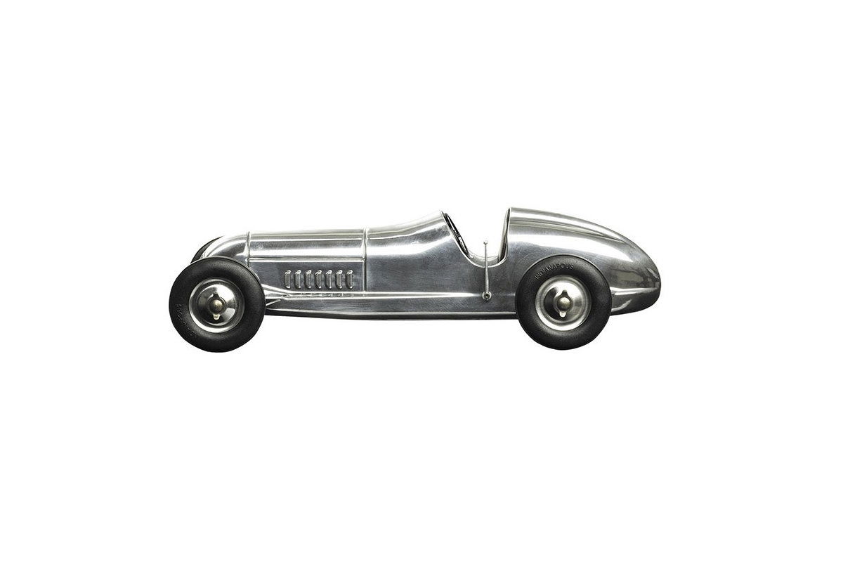 Indianapolis Model Race Car Silver/Black