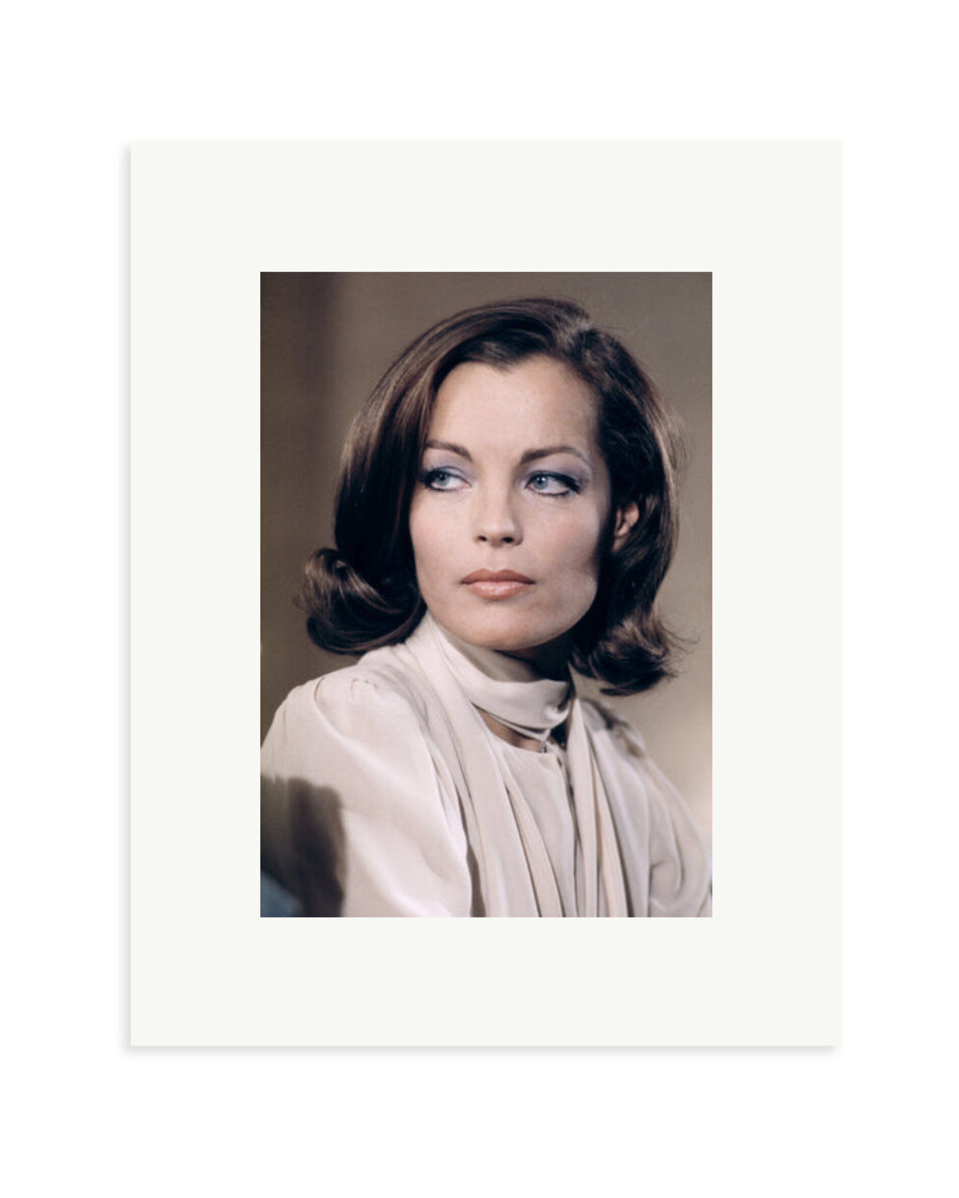 Romy Schneider on Set Print Only / Small