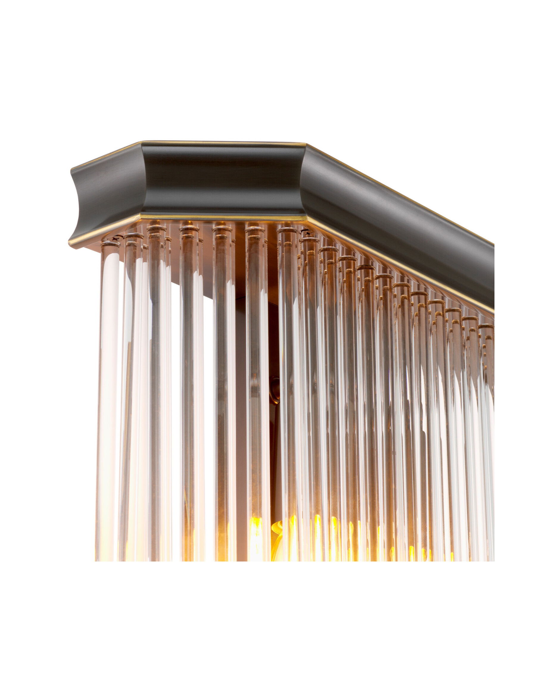 Estela wandlamp brons