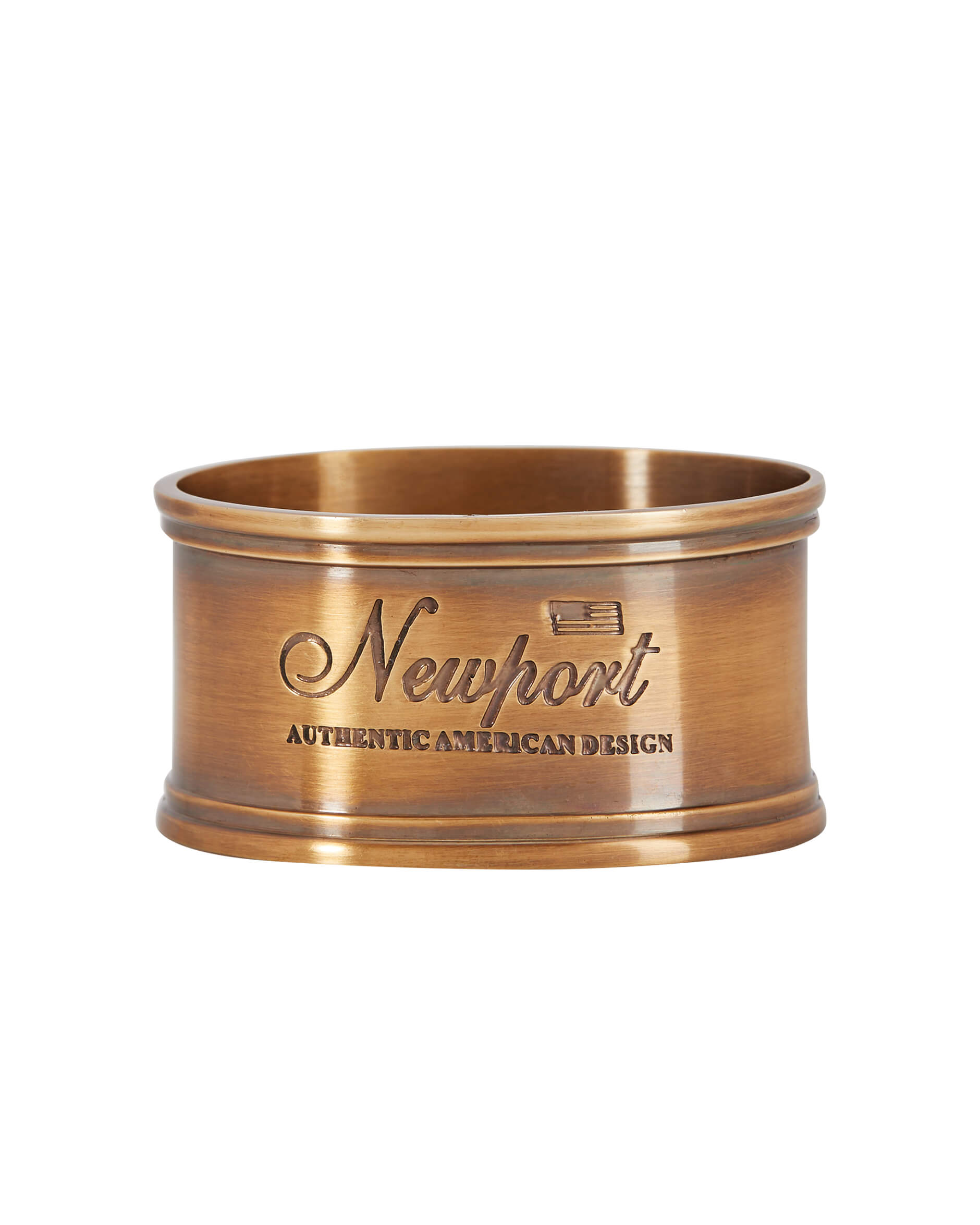 Newport servettring mässing