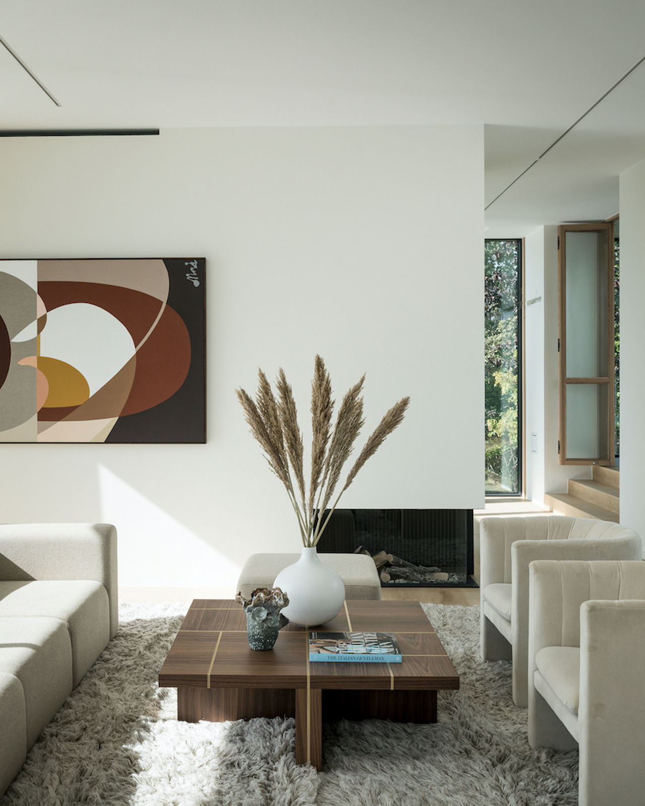 Mercer soffbord valnöt