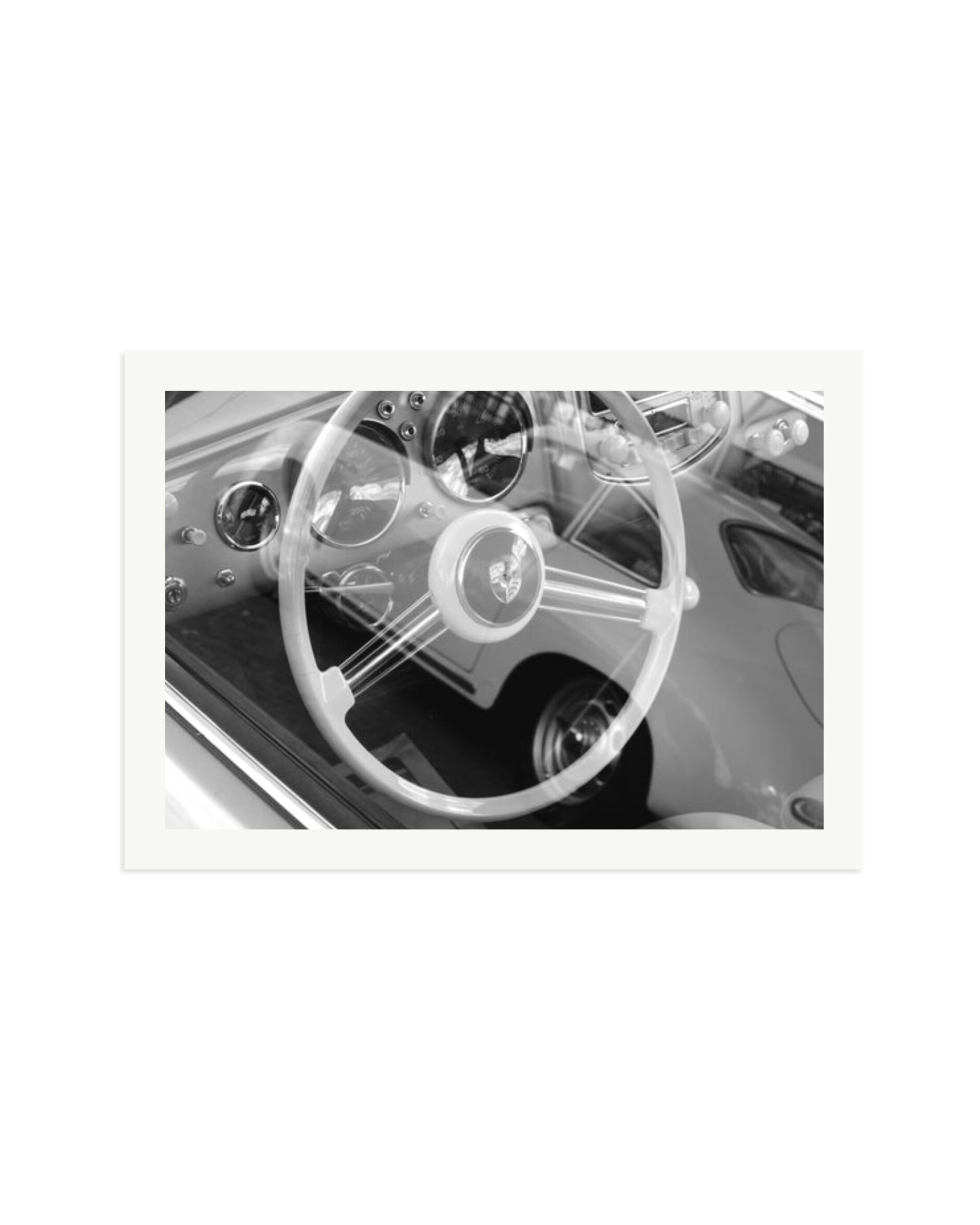 Porsche Steering Wheel Print Only / XXL