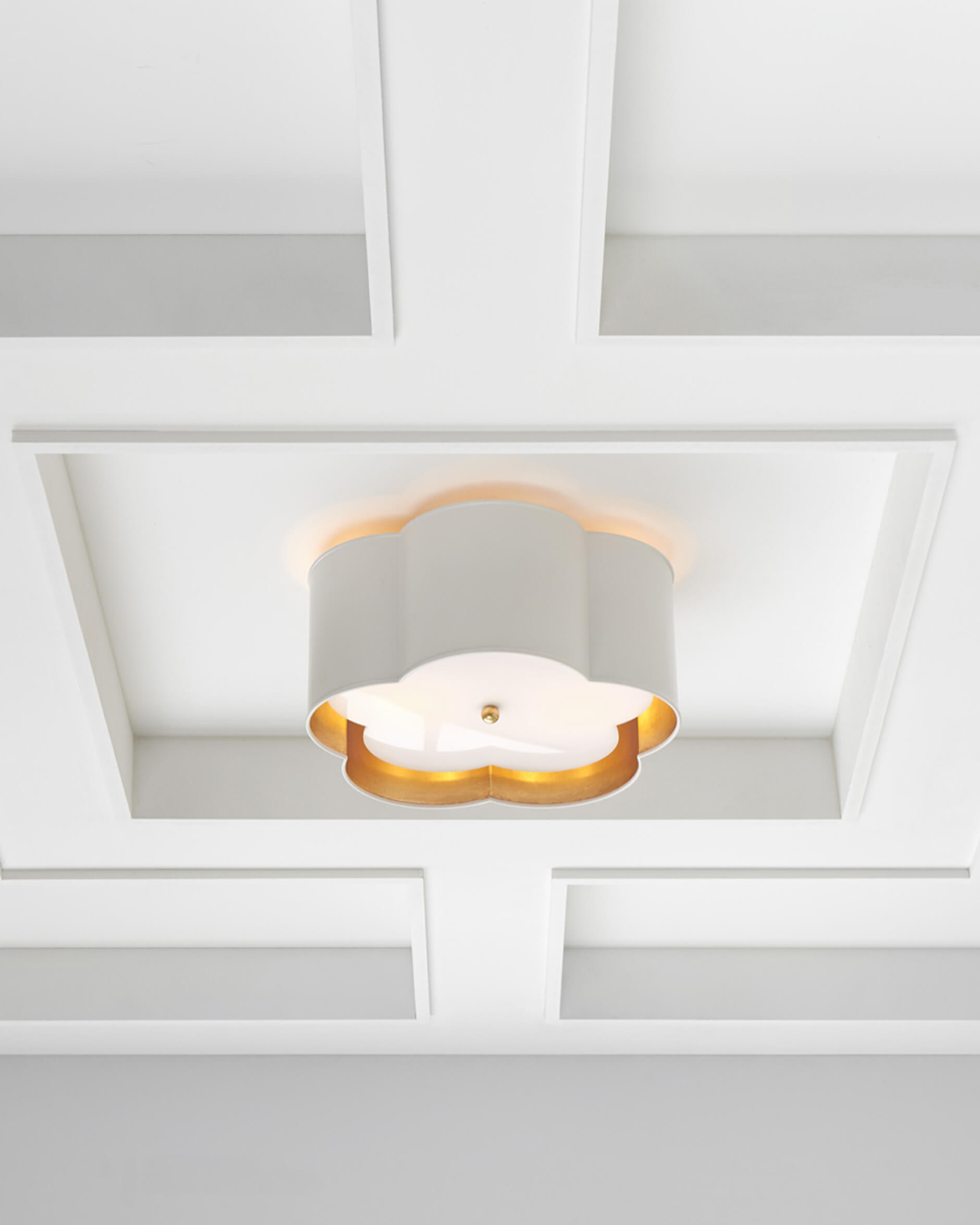 Bryce Flower plafond vit L