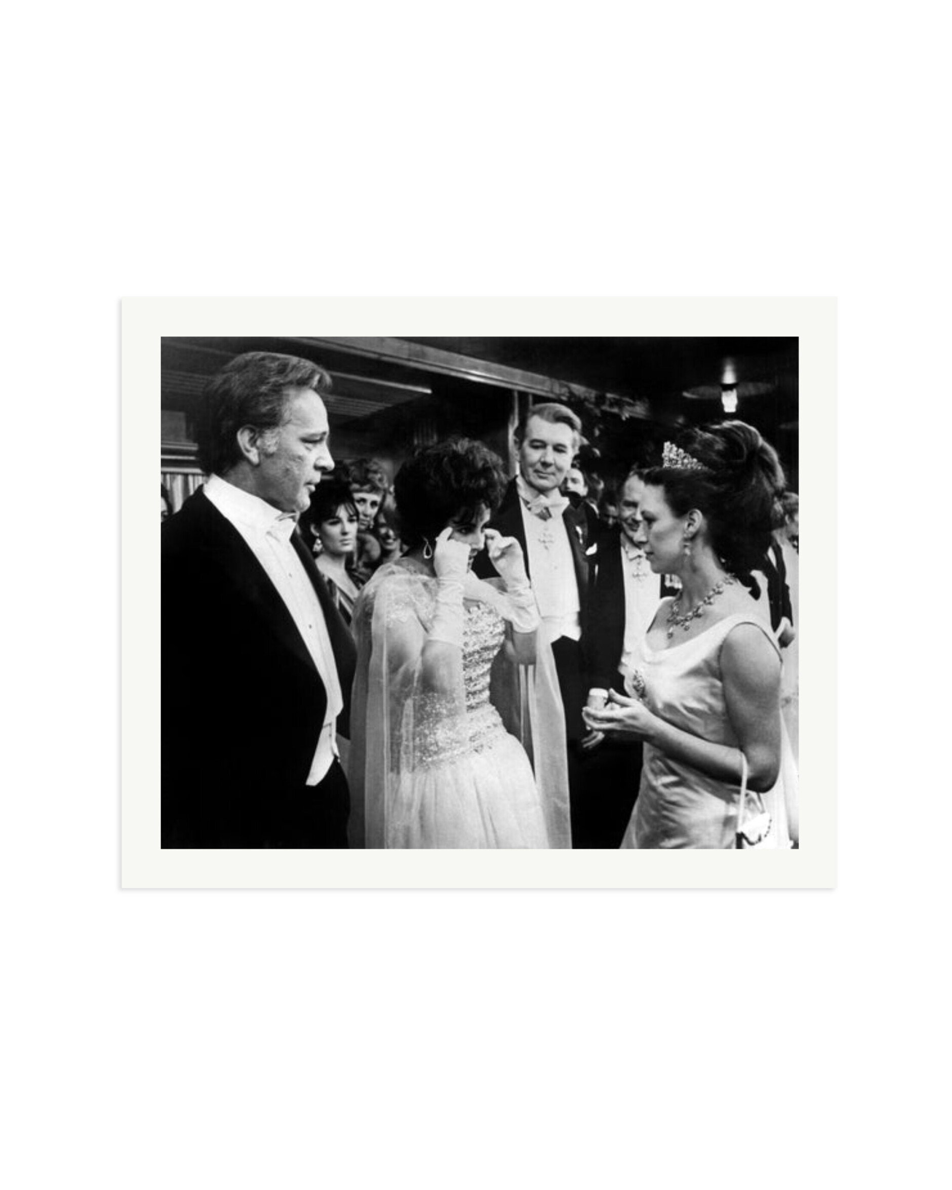 Burton, Taylor and Princess Margaret Print Only / XXL