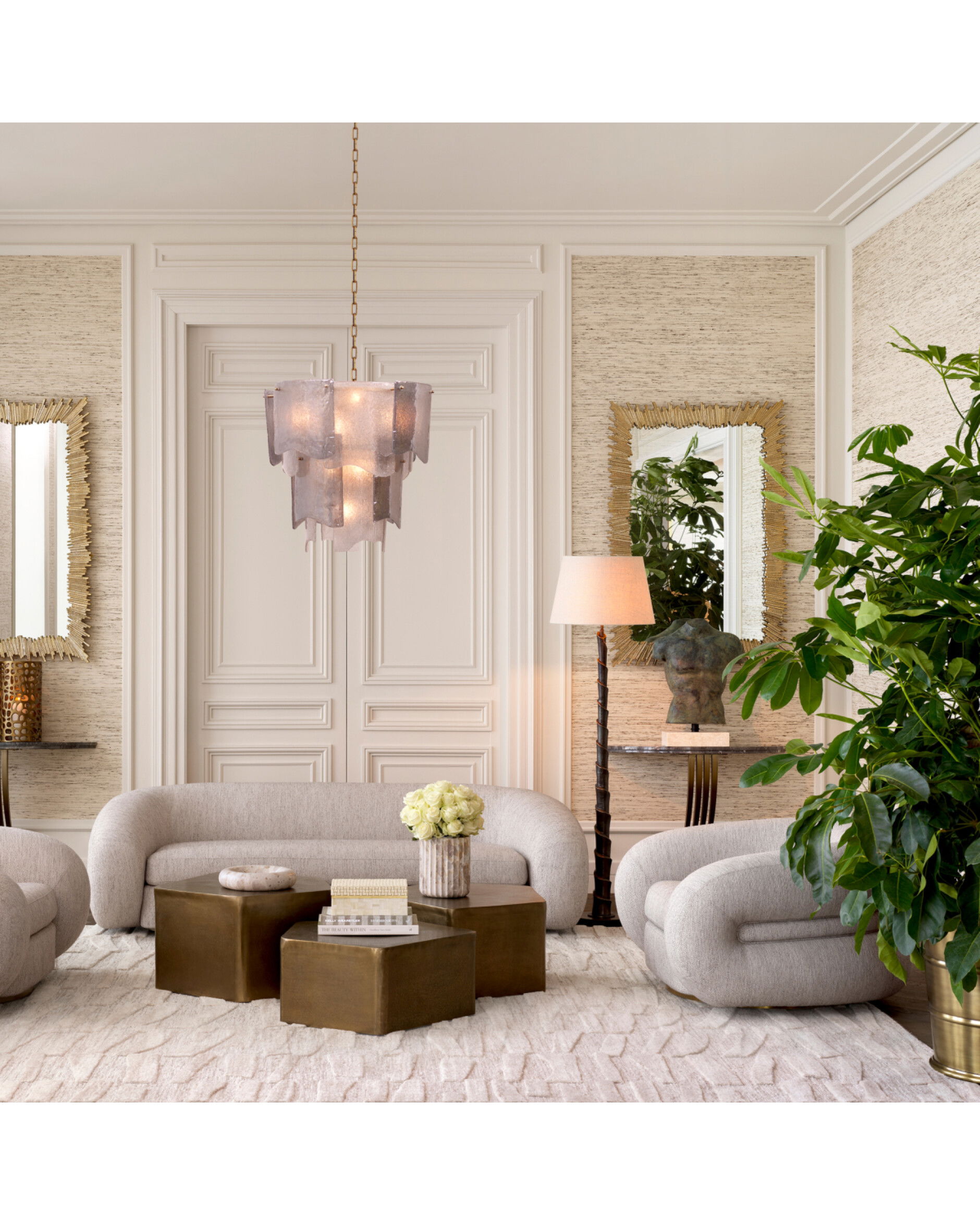 Hortus kruka antik mässing