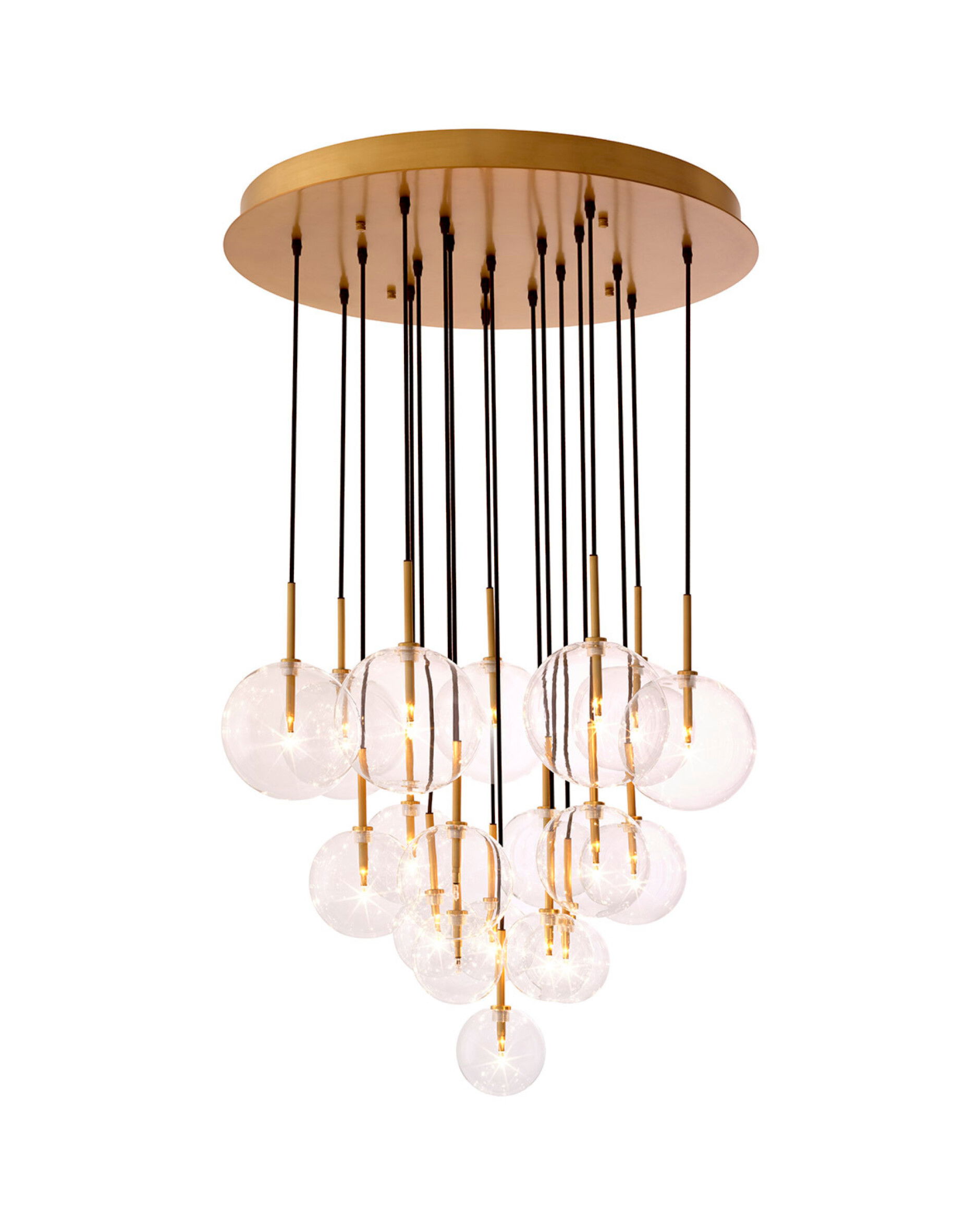 Aulani takkrona antik mässing