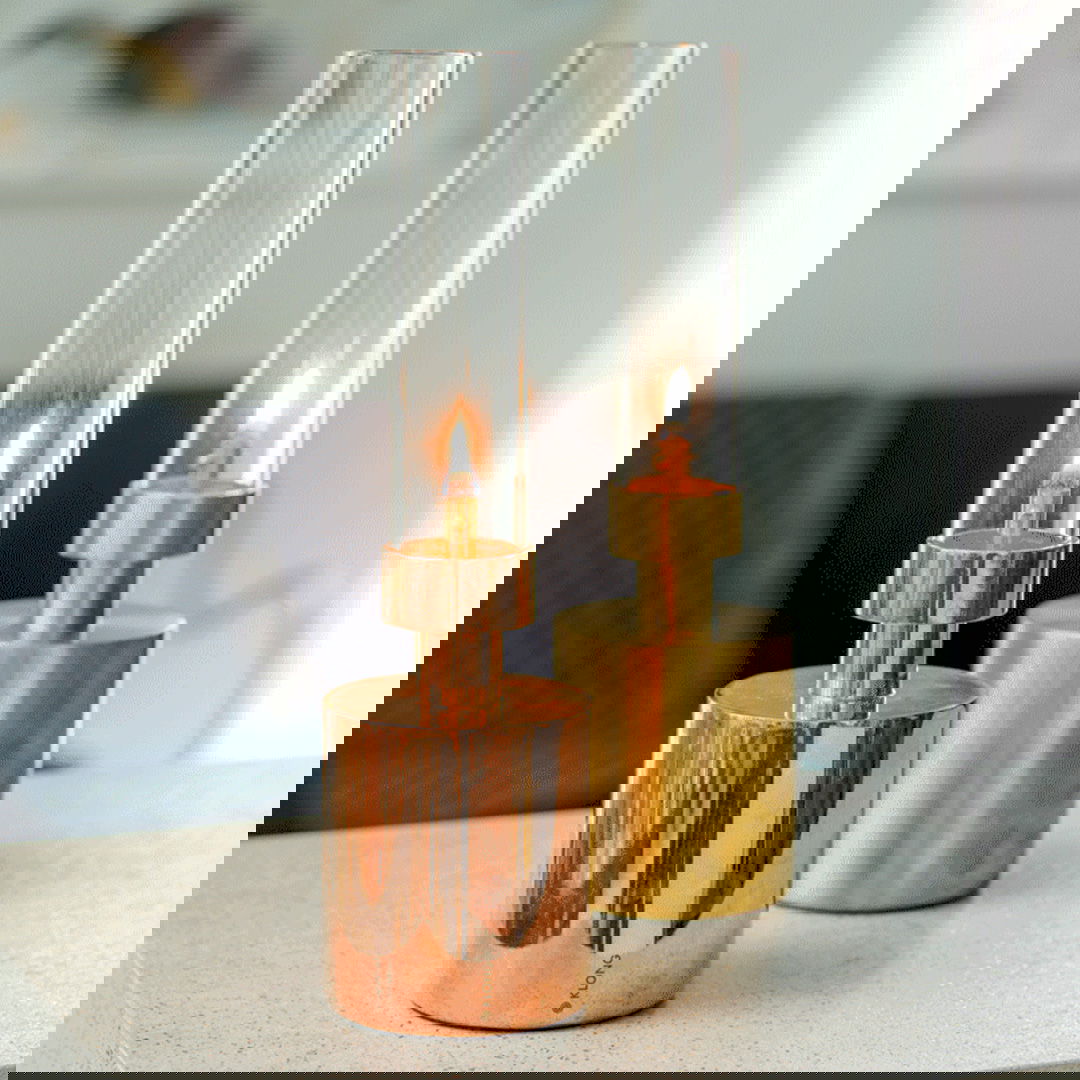 Patina Oil Lamp Copper