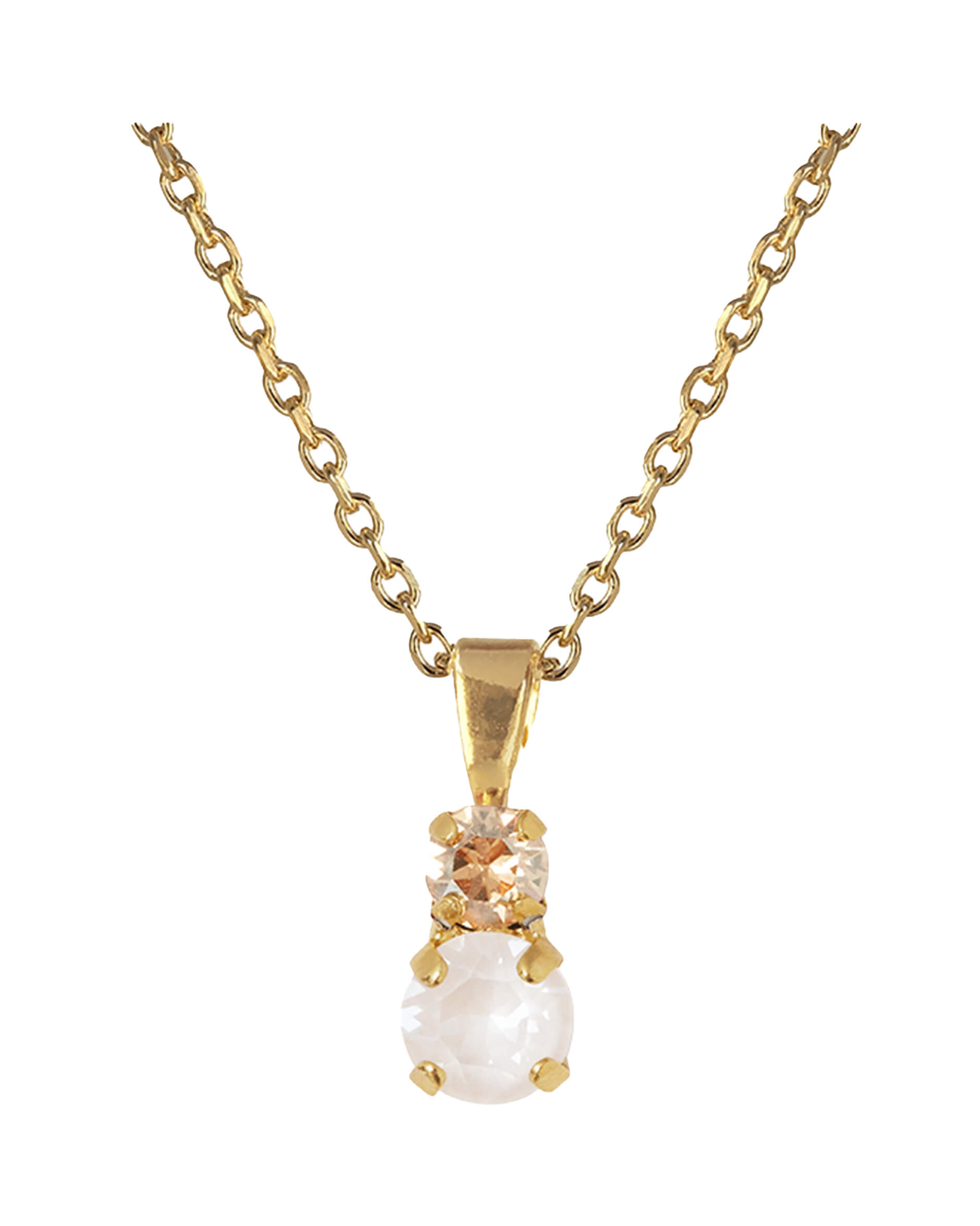 Leah halsband electric white combo