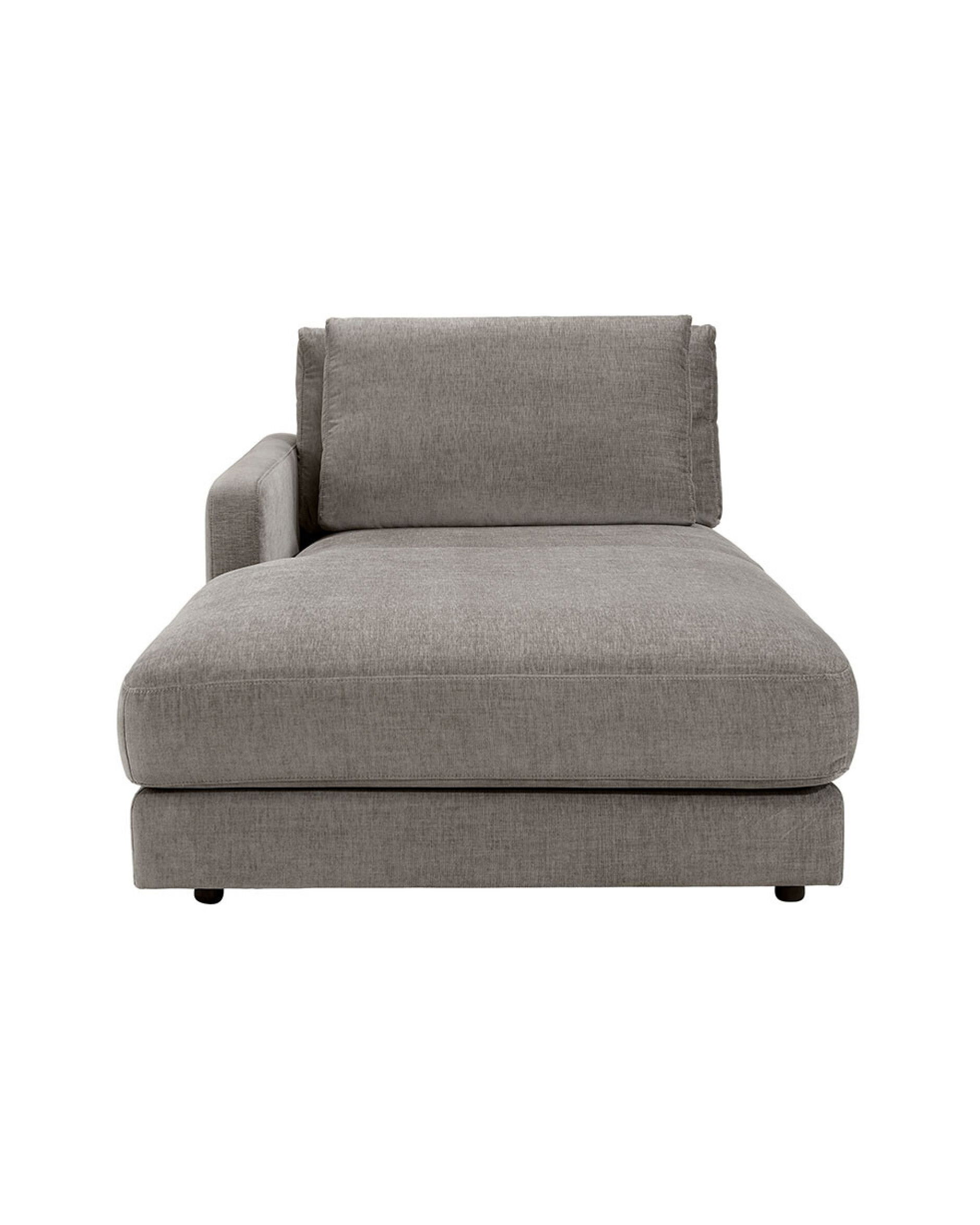 Reno Chaise Longue Hailey Taupe Left