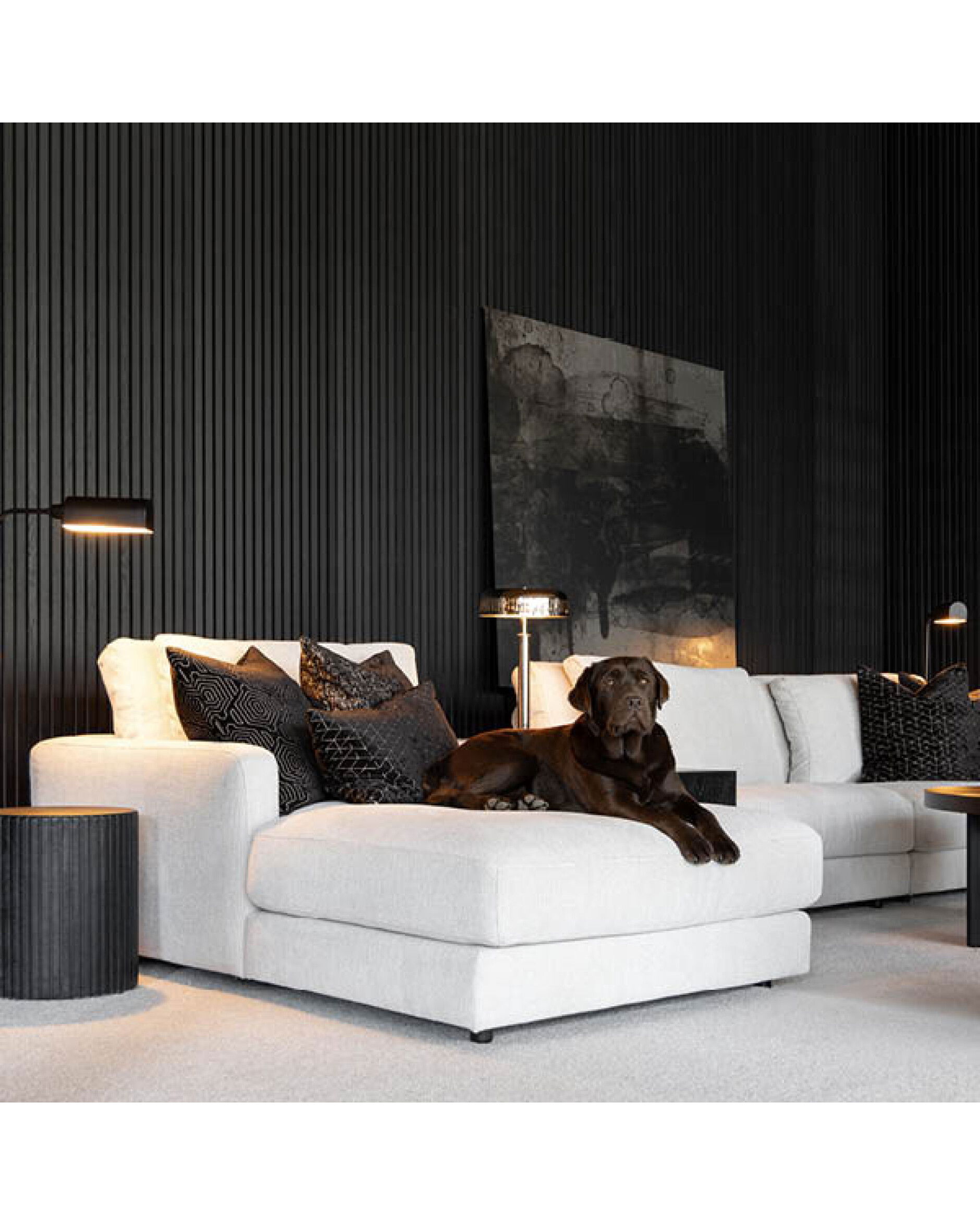 Reno schäslong rave natural höger