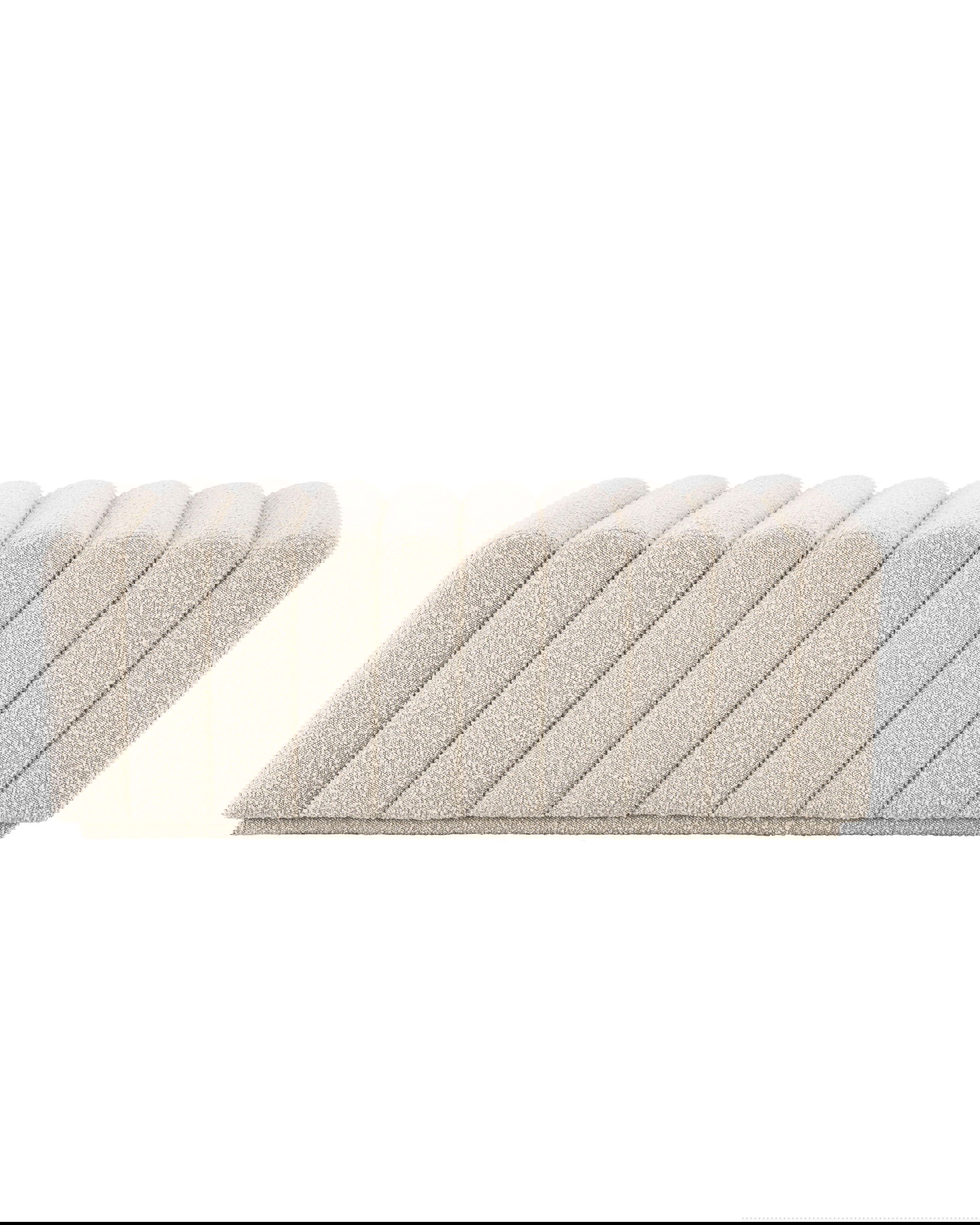 Bente bänk bouclé cream