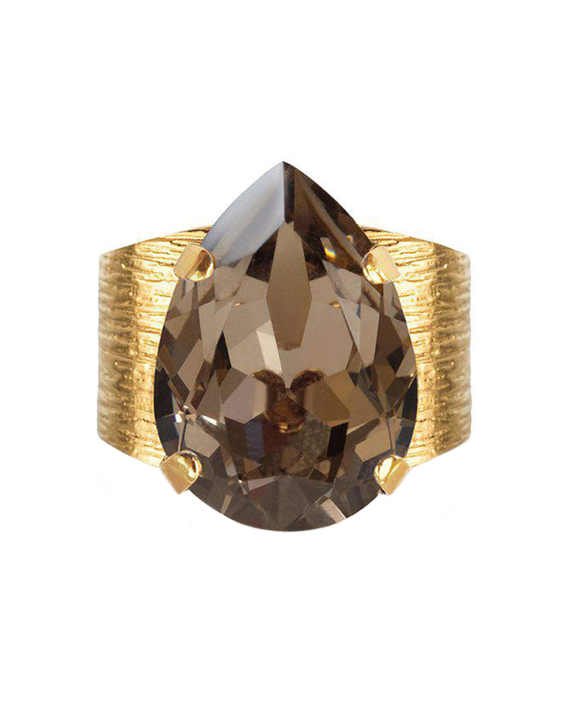 Classic Drop Ring Greige