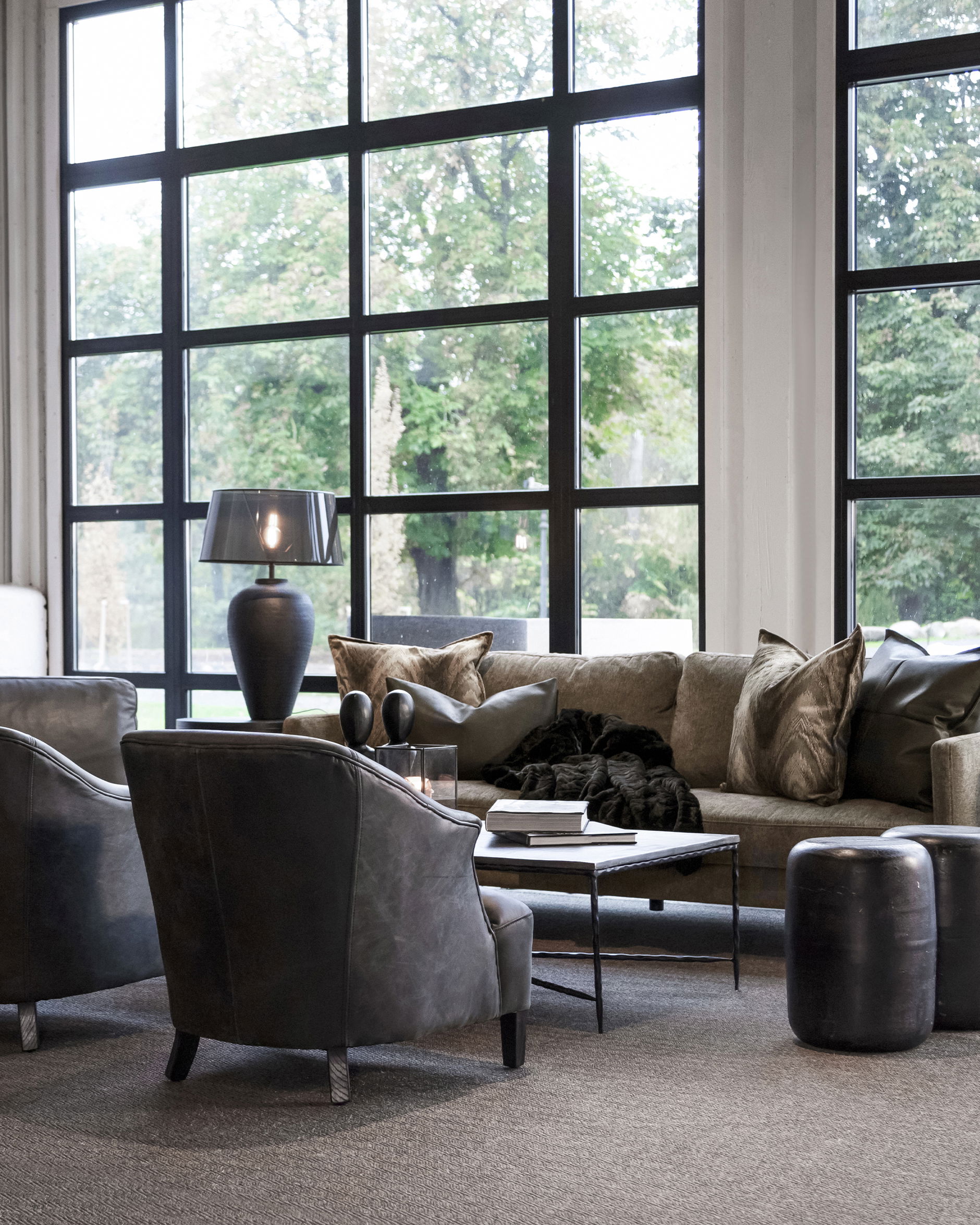 Classic Lampshade Smoke OUTLET