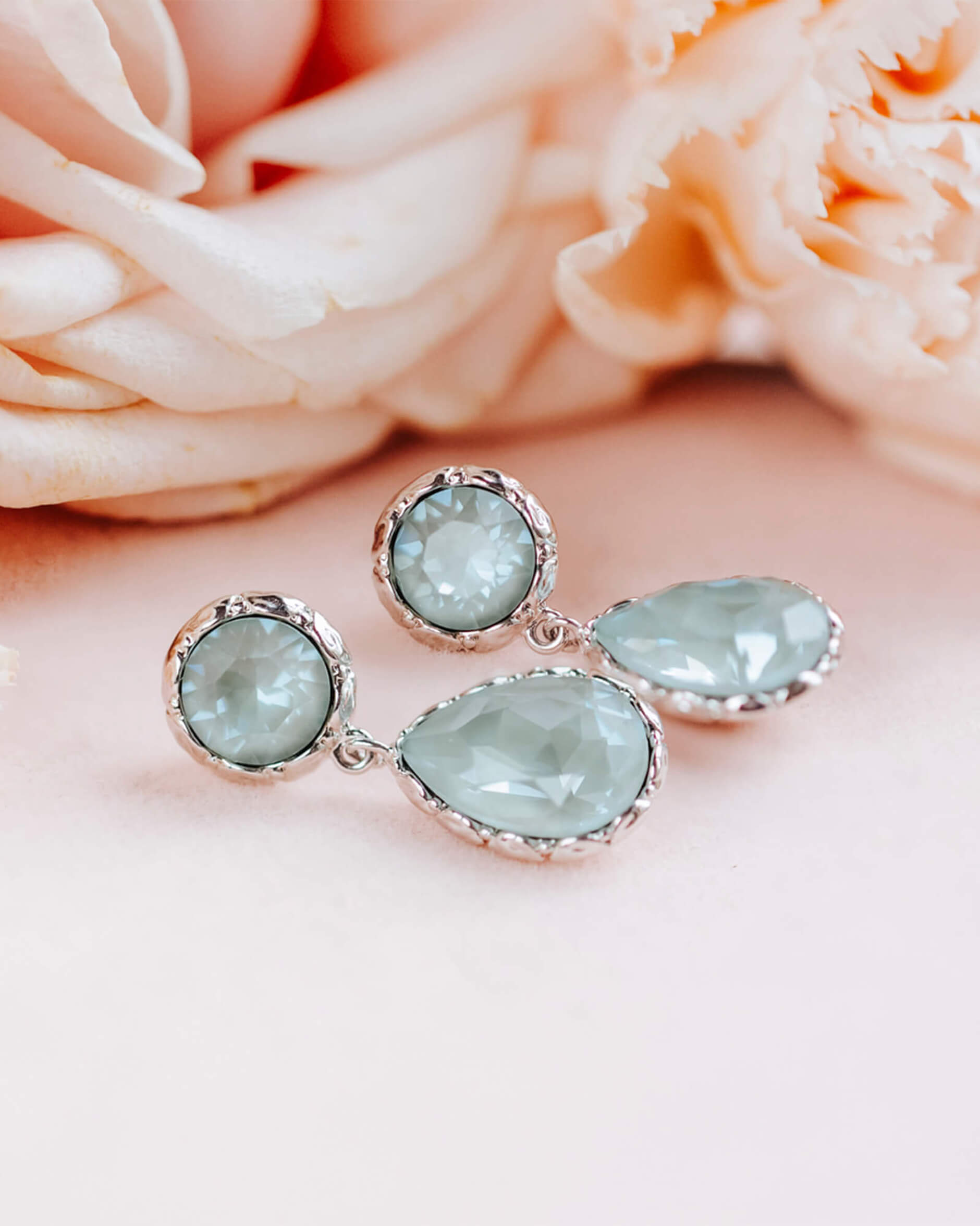 Victoria Raindrop örhängen agave