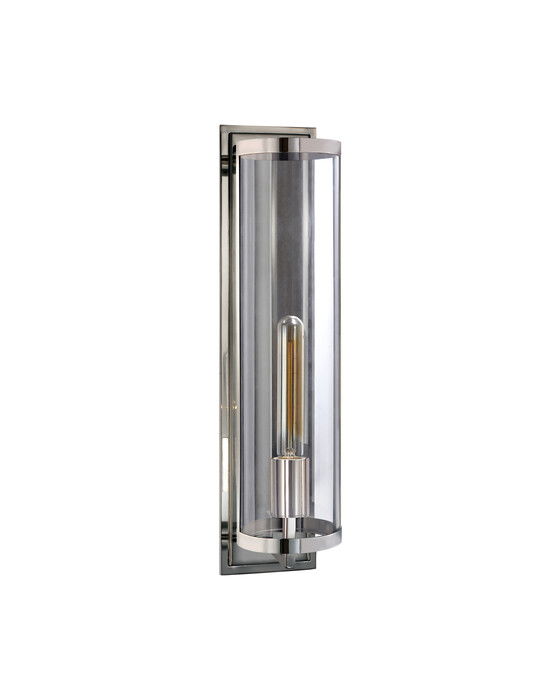 Belden Tubular vägglampa nickel