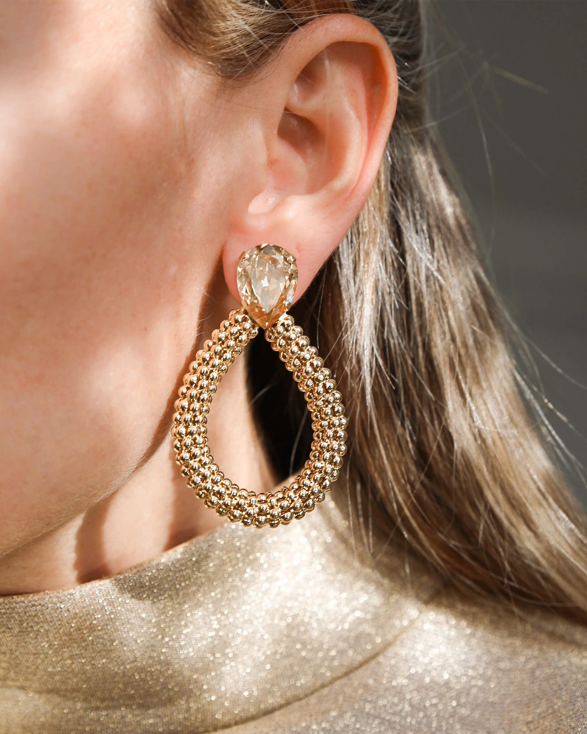 Classic Rope Earrings Golden Shadow