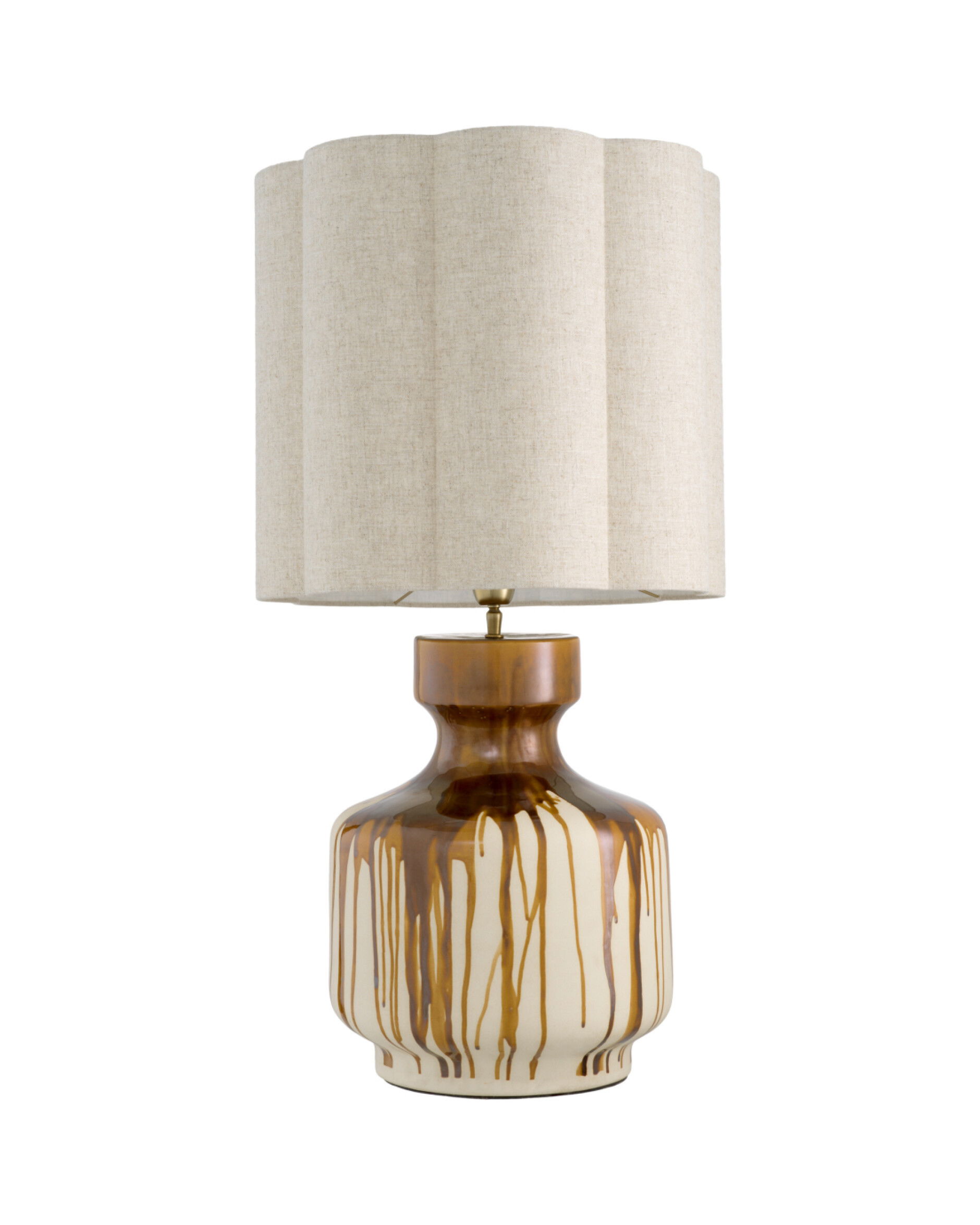 Lorena bordslampa brun