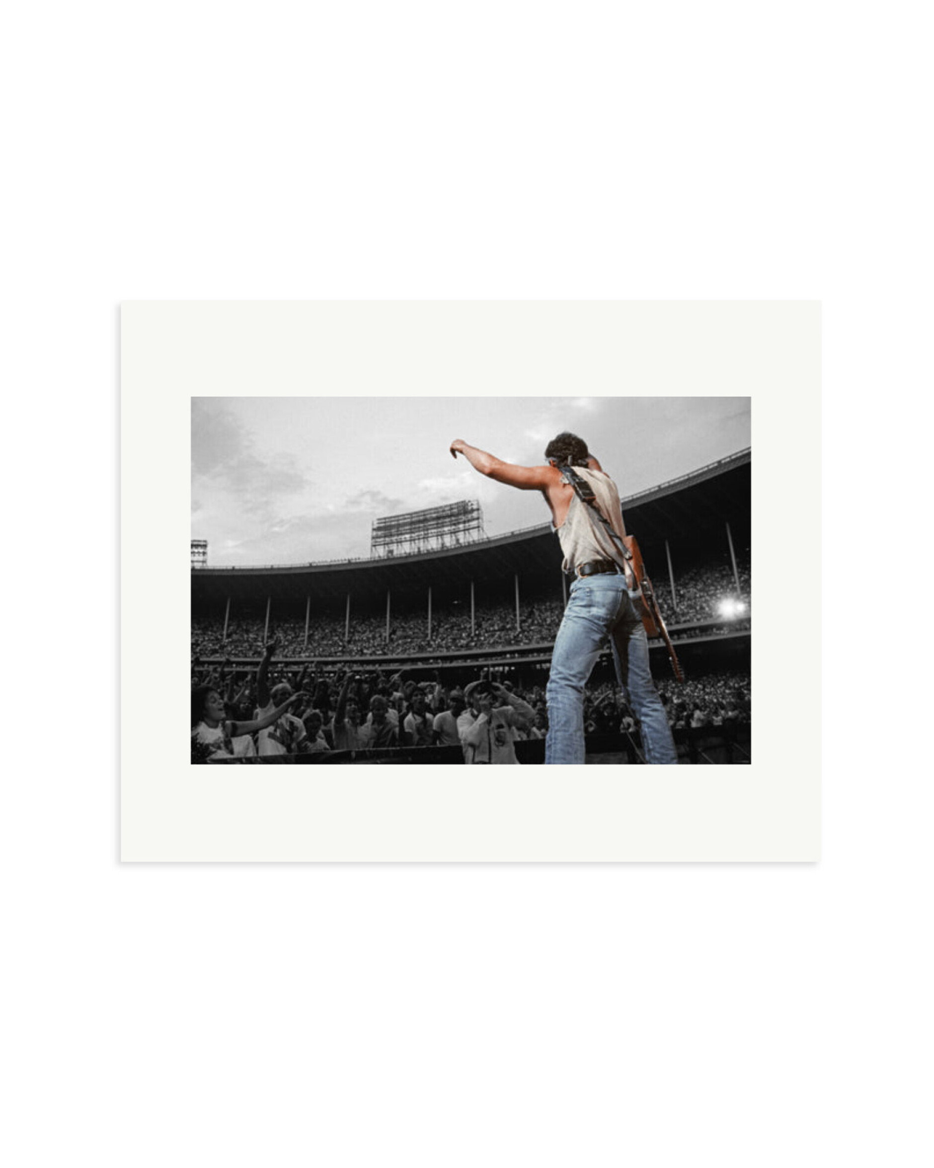 Bruce Springsteen at Cleveland Stadium 1985 Print Only / Medium