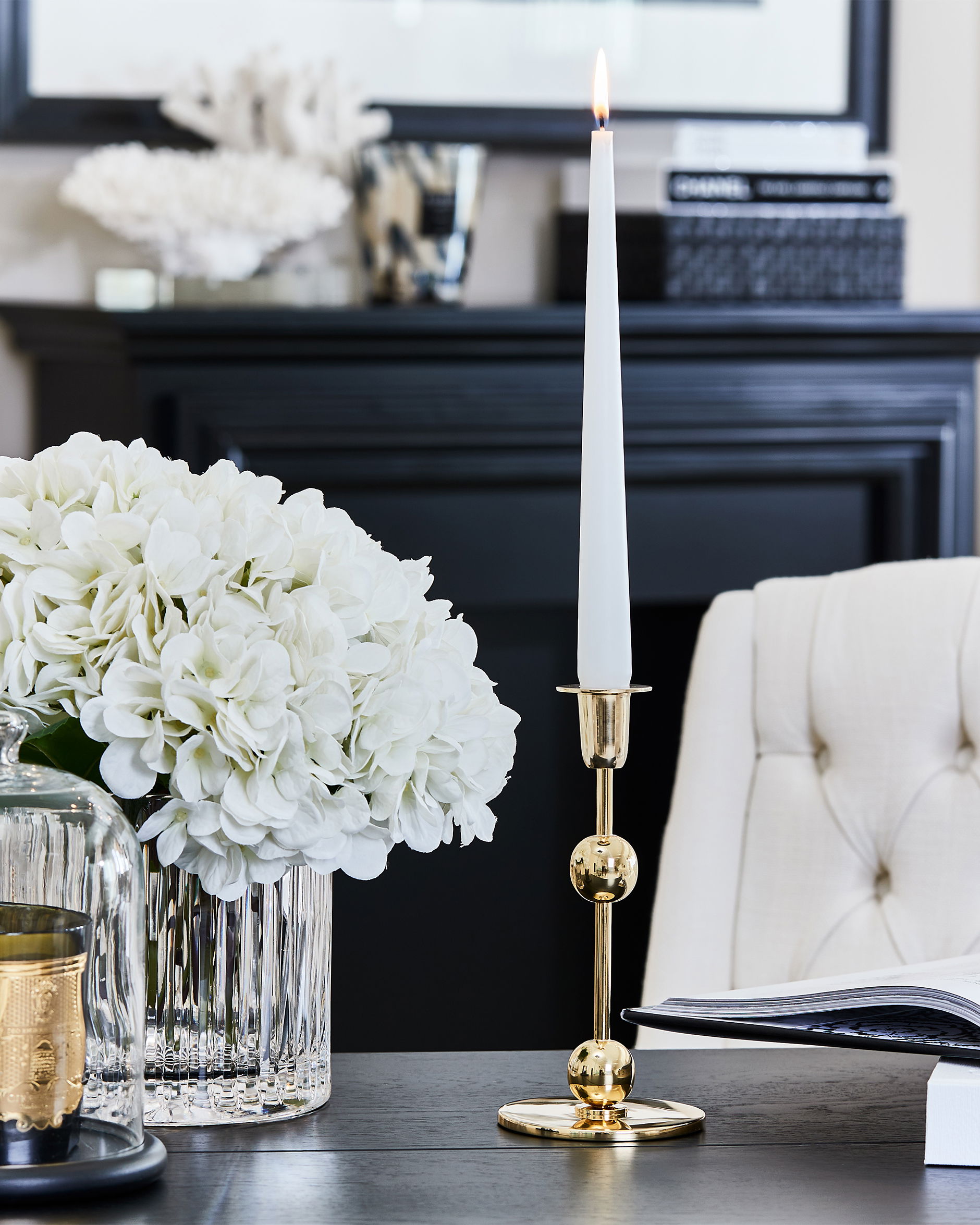 Juliette ljusstake mässing S