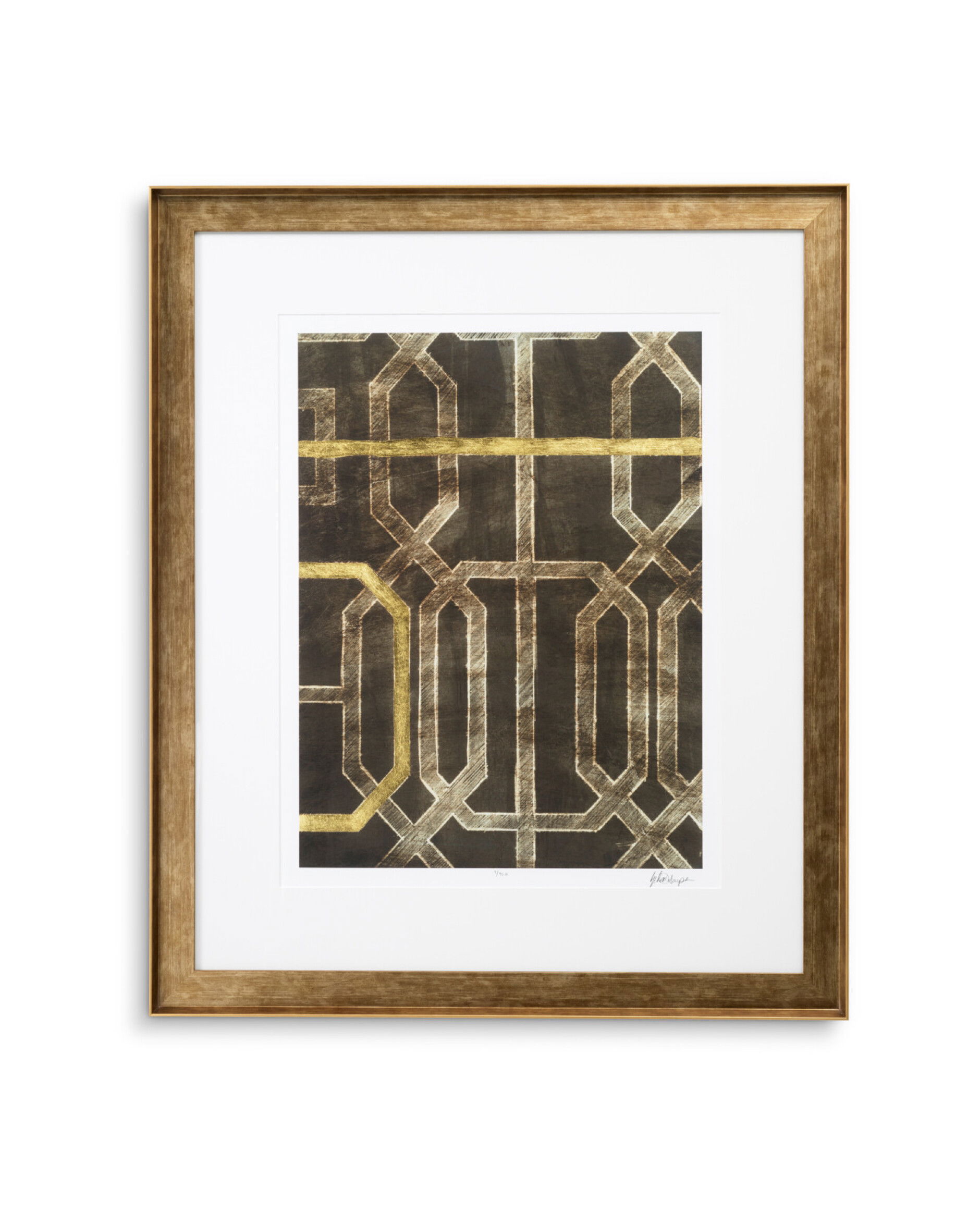 Trellis Pattern II wall art by Ethan Harper set of 2