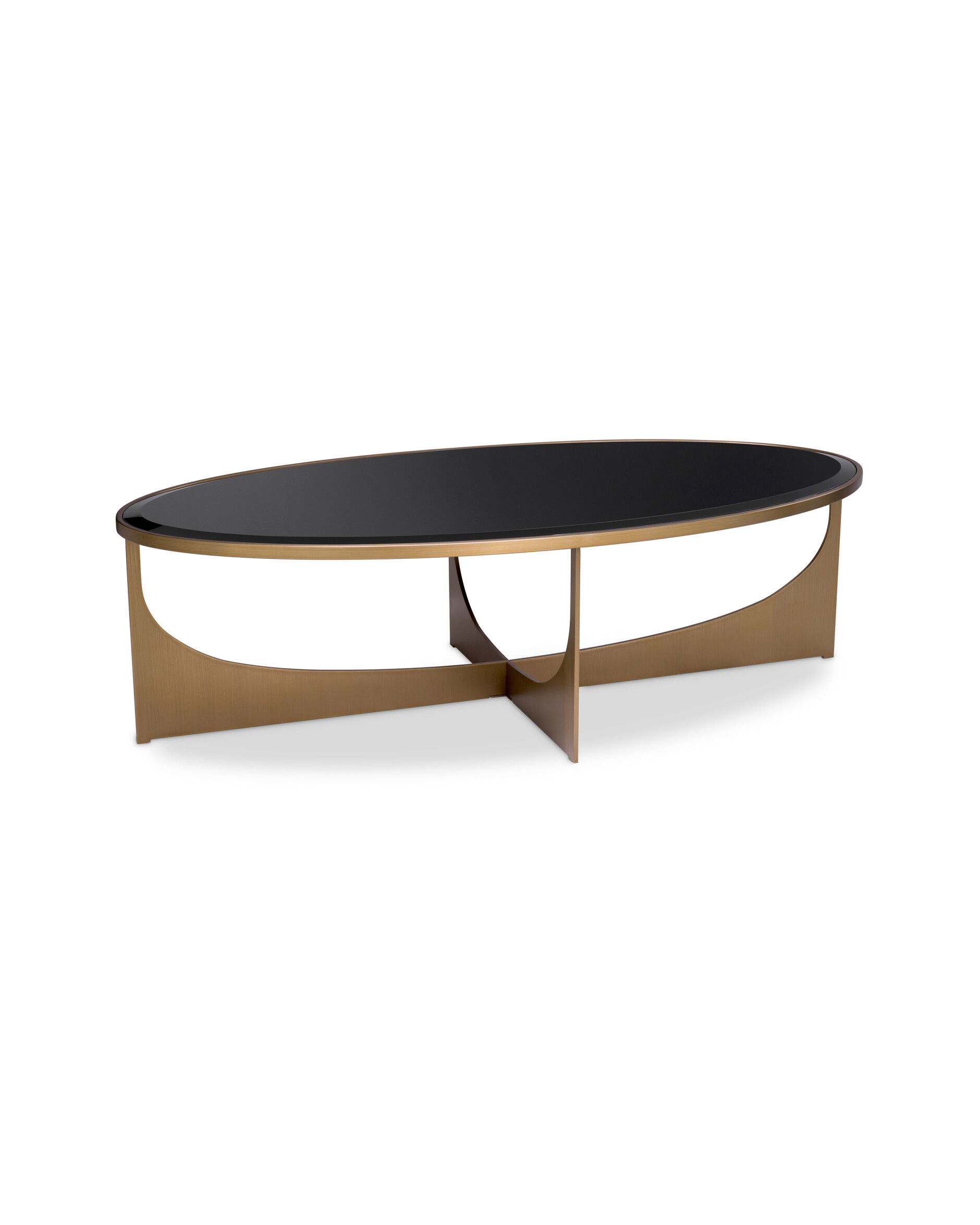 Elegance soffbord borstad mässing