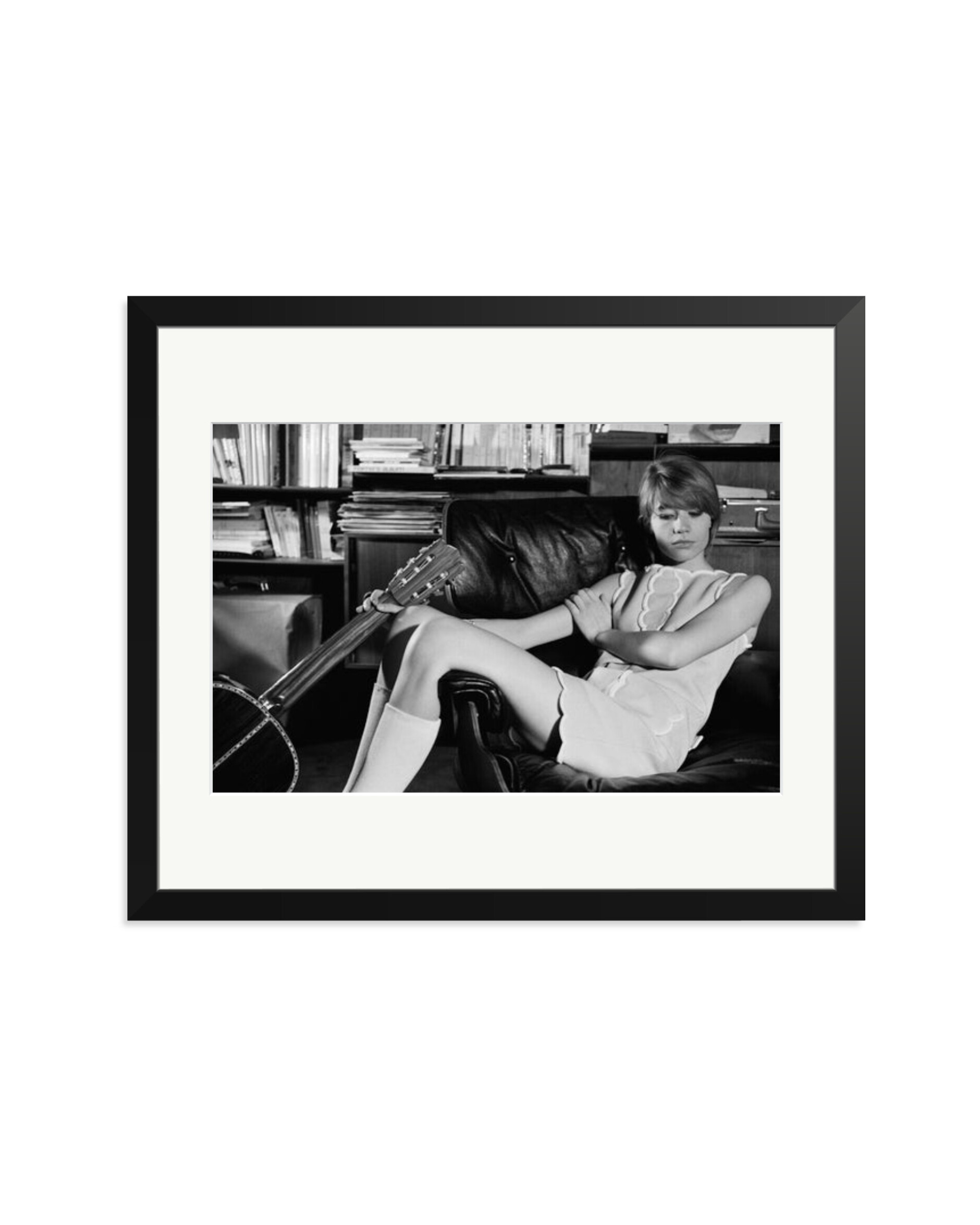 Francoise Hardy at Home Black / Large