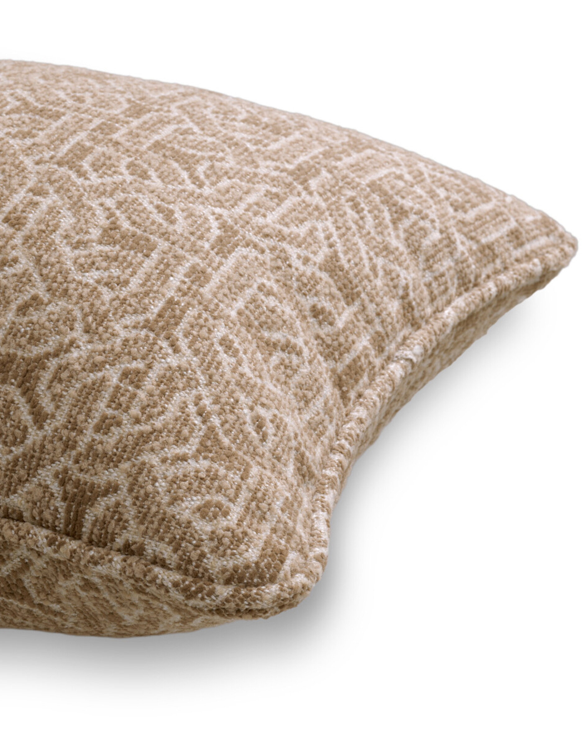 Frieze sierkussen frieze jacquard beige M