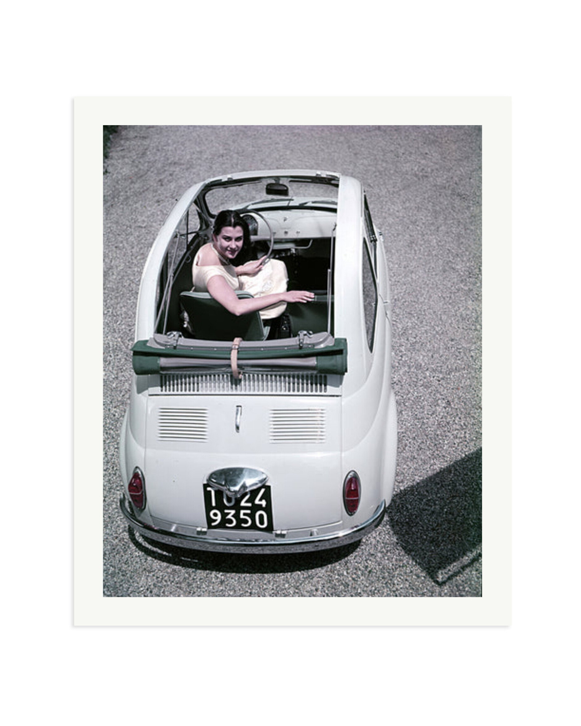Fiat 500 - Woman Sunroof Print Only / XXL