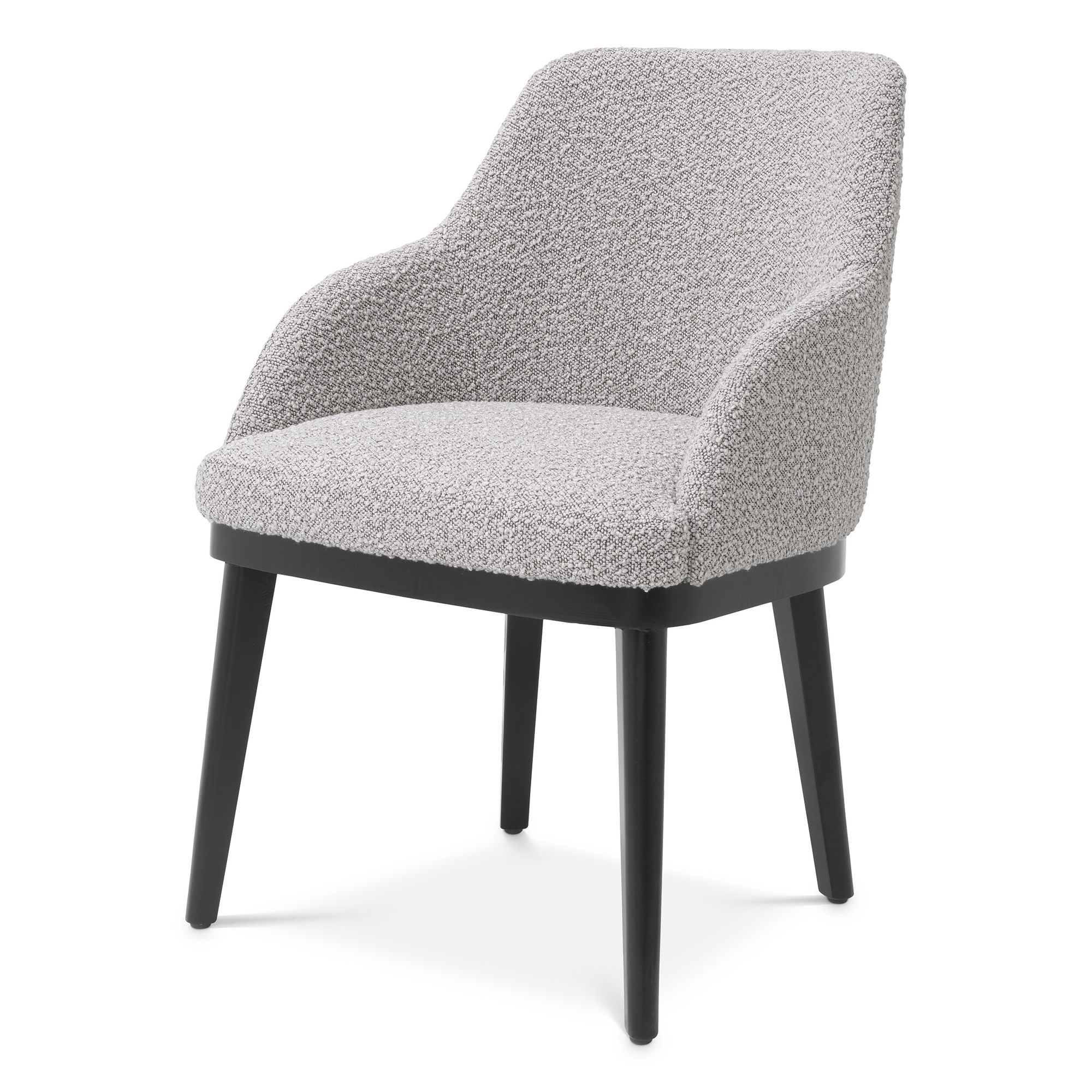 Costa Dining Chair Bouclé Grey