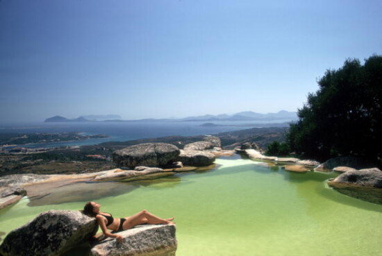 Sunbather On Rock