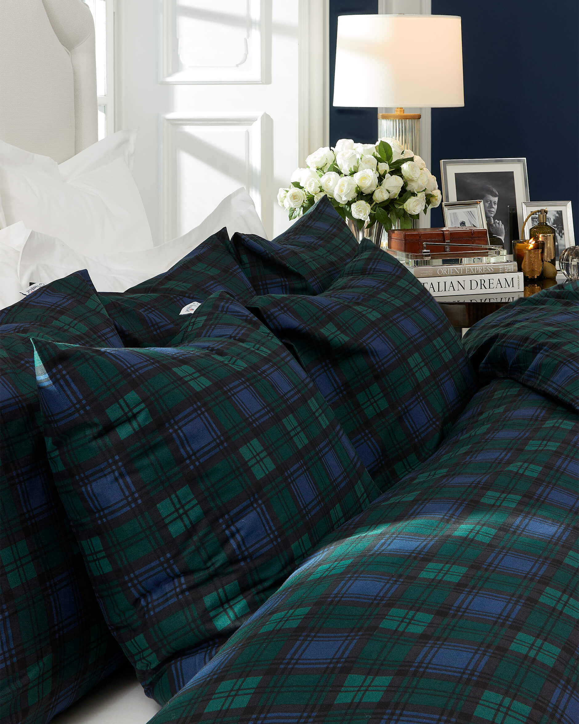 Gstaad örngott rutig 2-pack