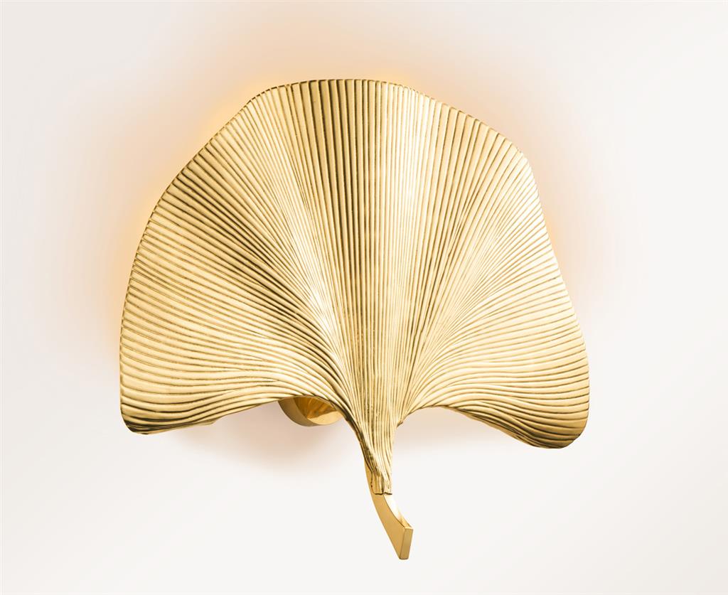 Las Palmas vägglampa mässing OUTLET