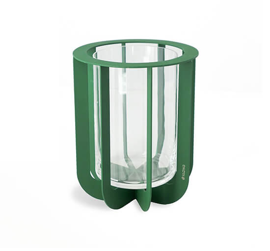 Green - Jazz Vase Steel