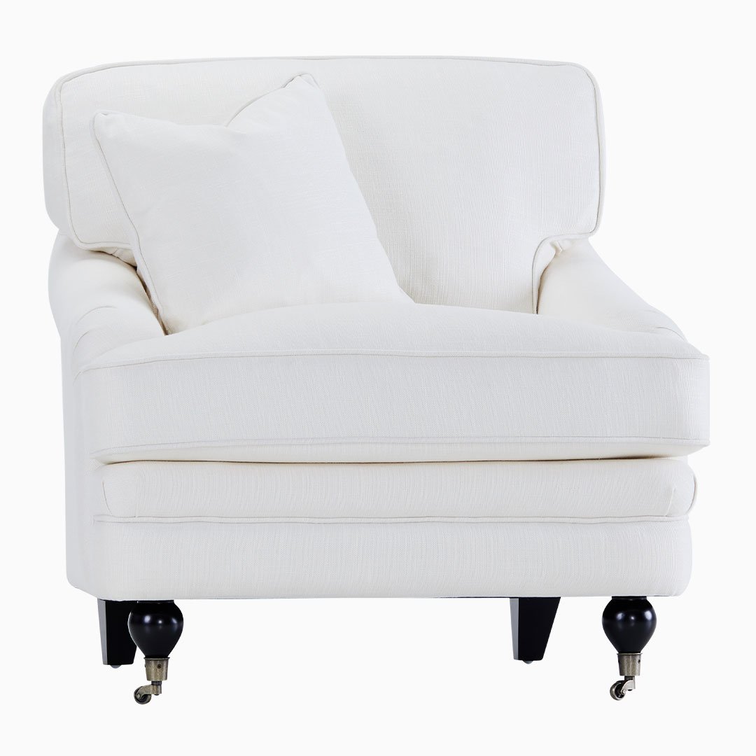 Newport Howard armchair, off-white