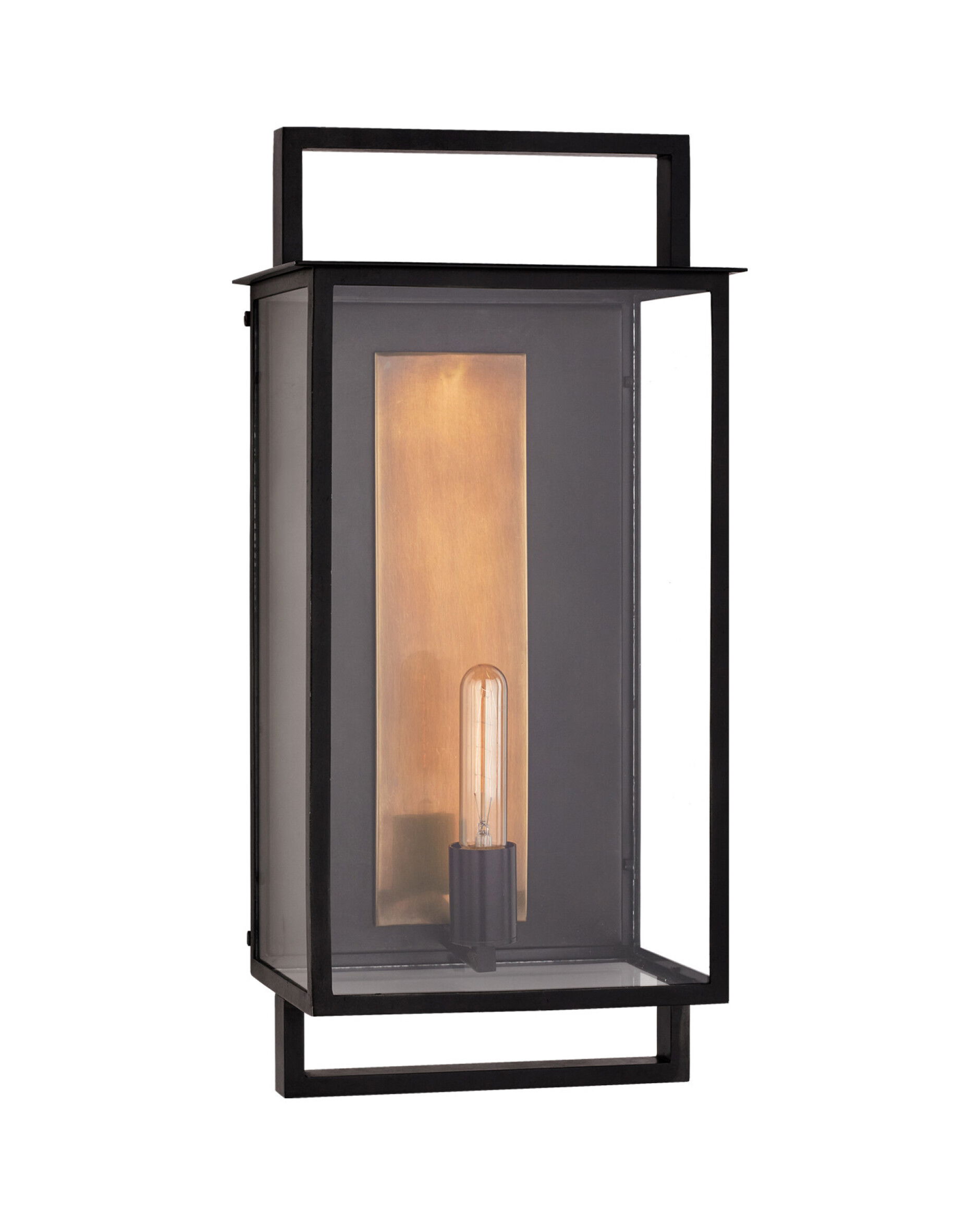 Halle vägglampa Aged Iron L