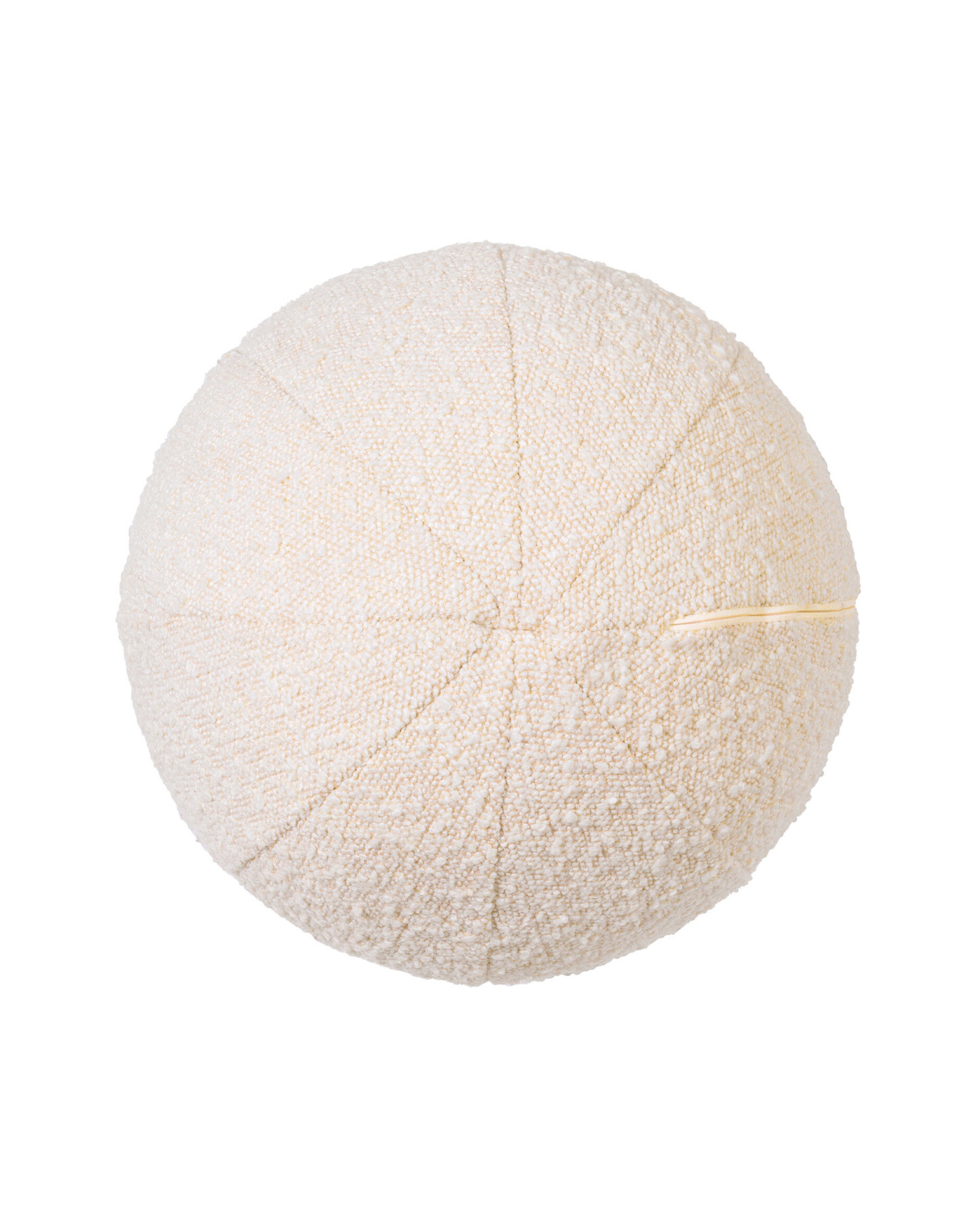 Palla round cushion bouclé cream