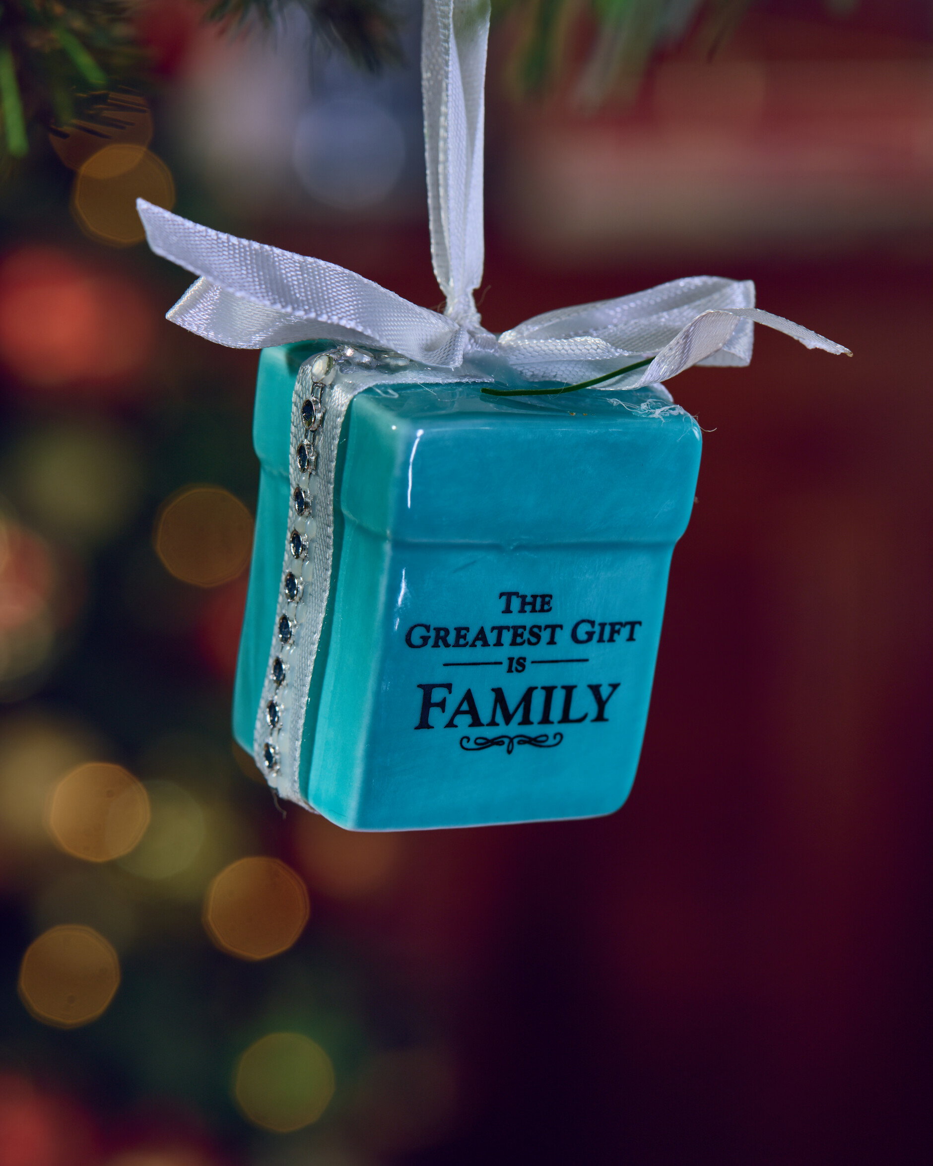 The Greatest Gift Family Christmas Ornament