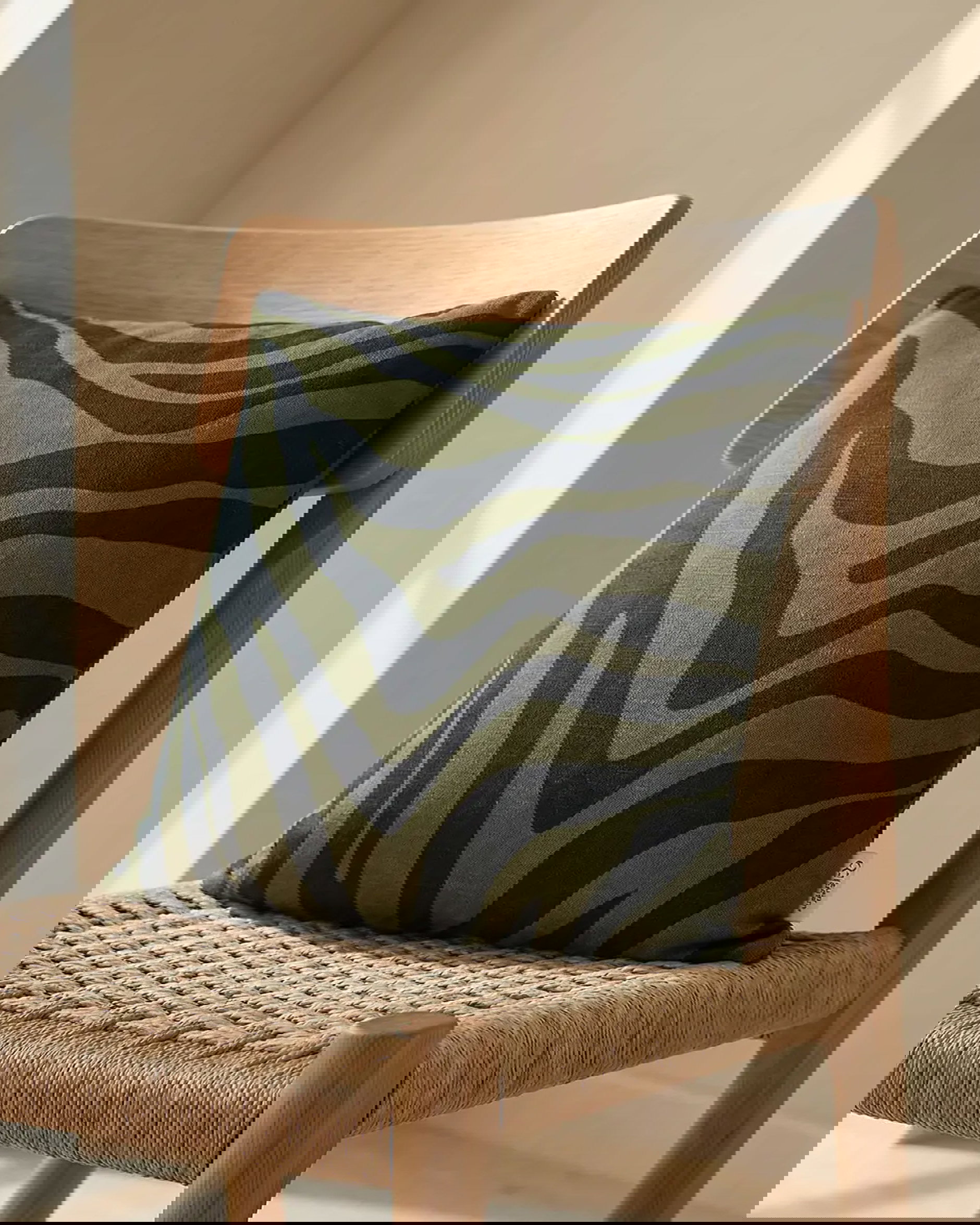 Savannah cushion cover green/black