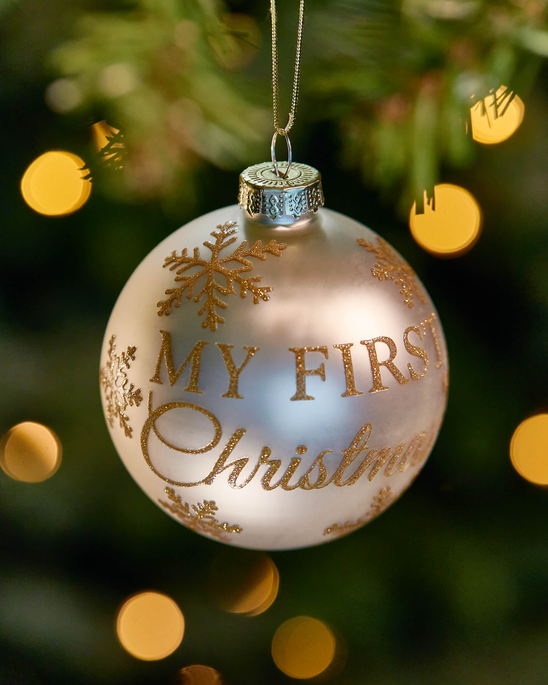 My First Christmas julkula silver 8cm