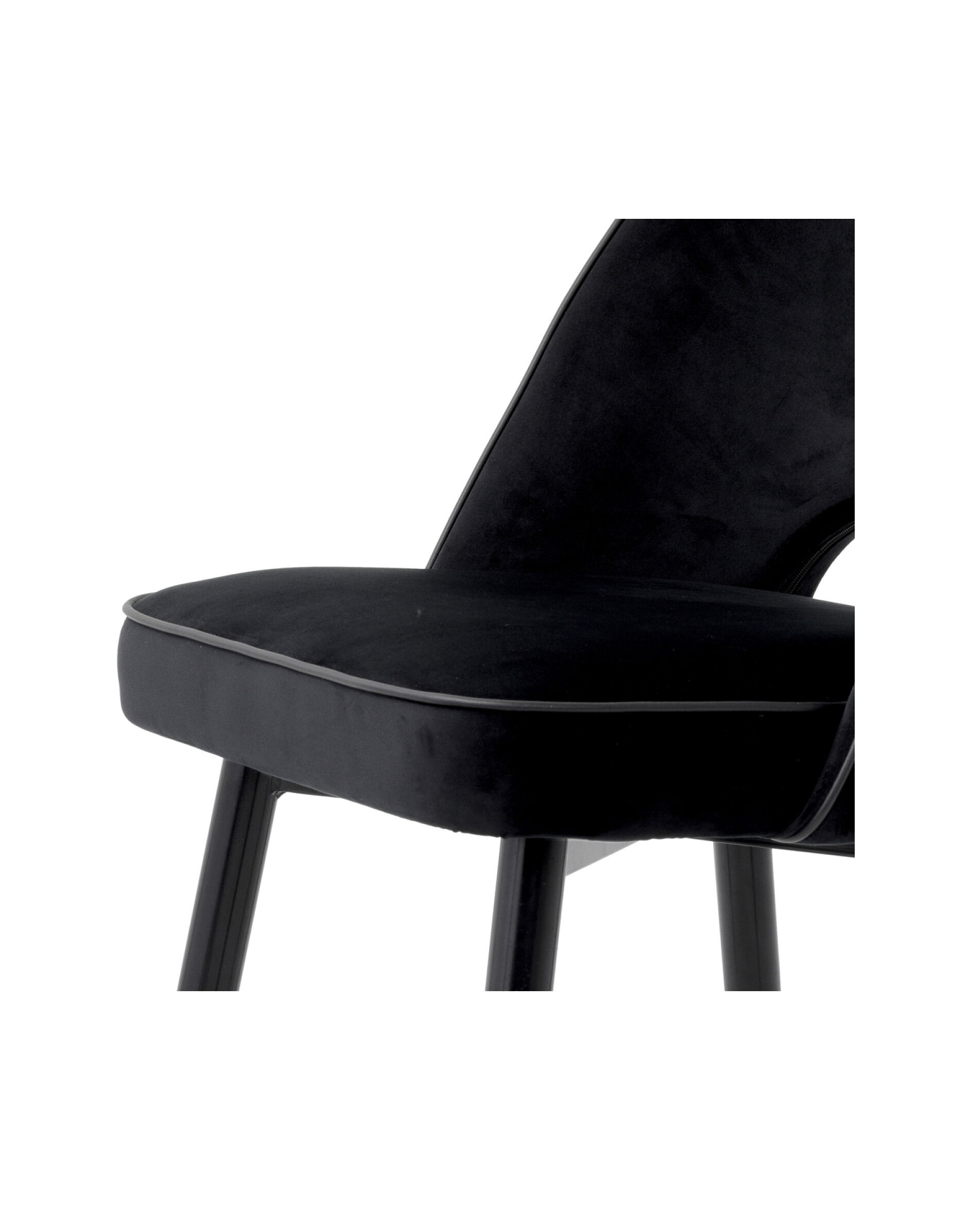 Cliff matstolar roche black velvet 2-set