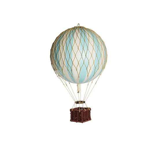 Blue Light - Travels Light luftballong blå/silver
