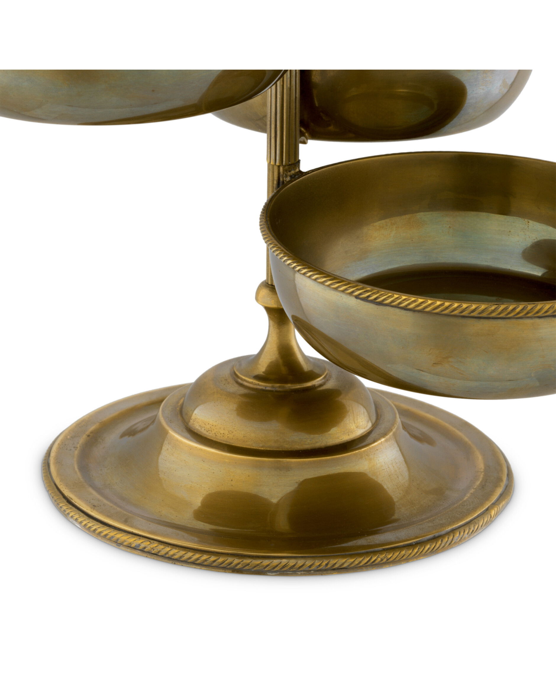 Christine uppläggningsfat vintage mässing