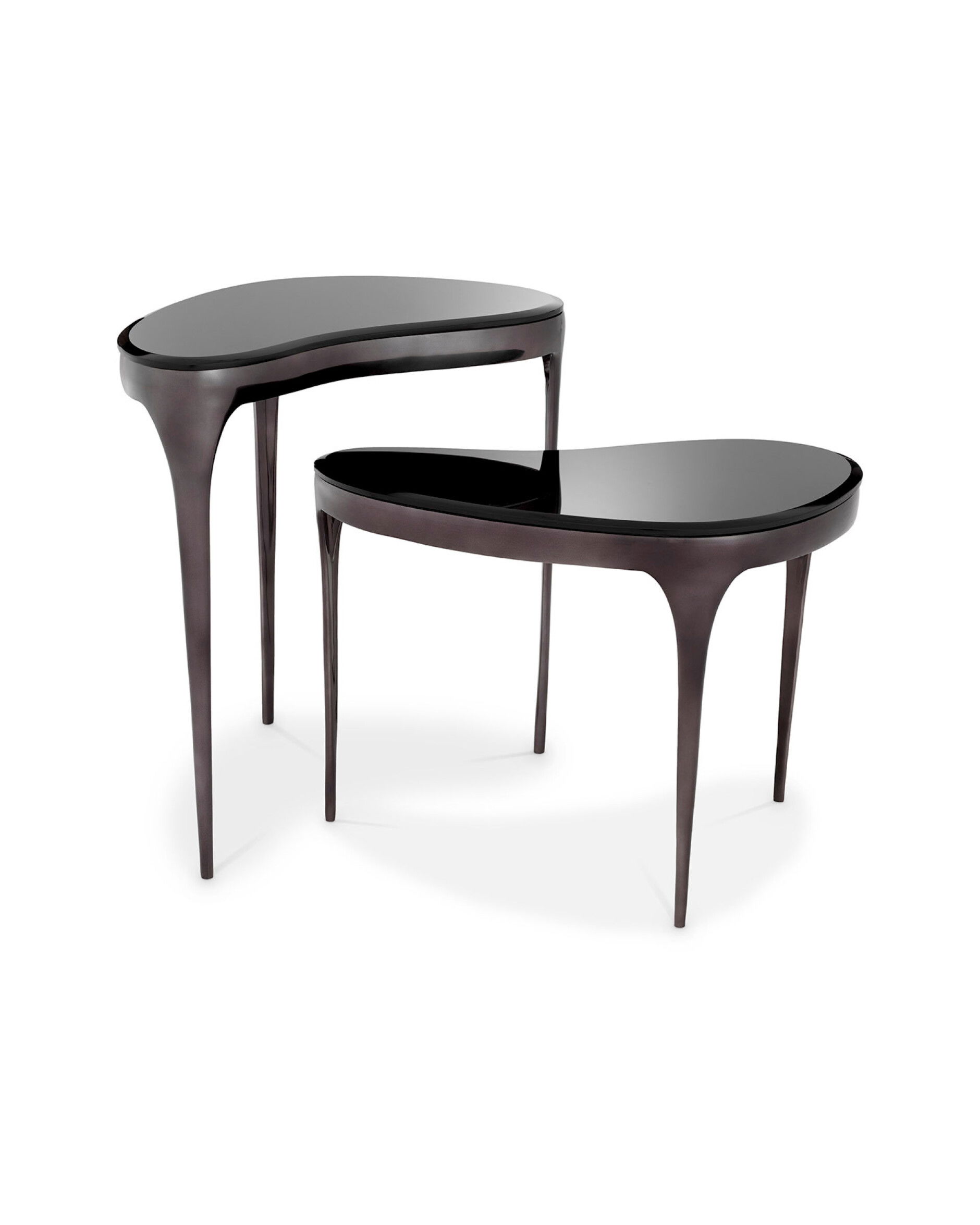 Zena sidobord svart 2-set