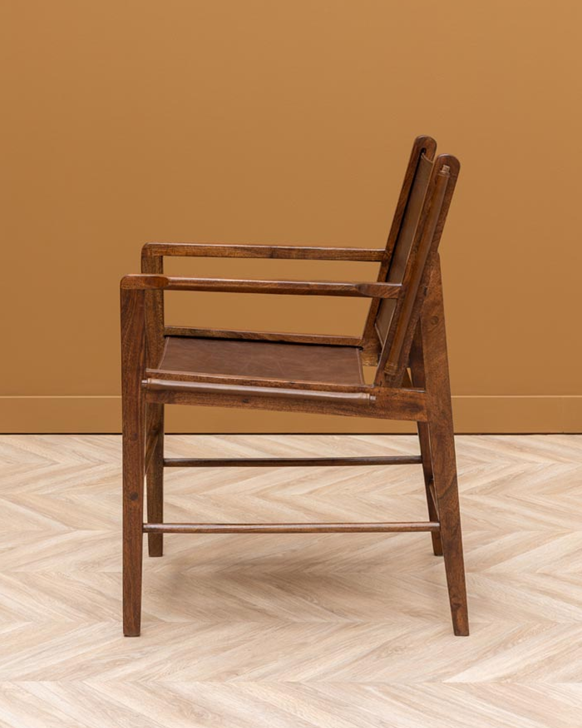 Arius armchair, brown