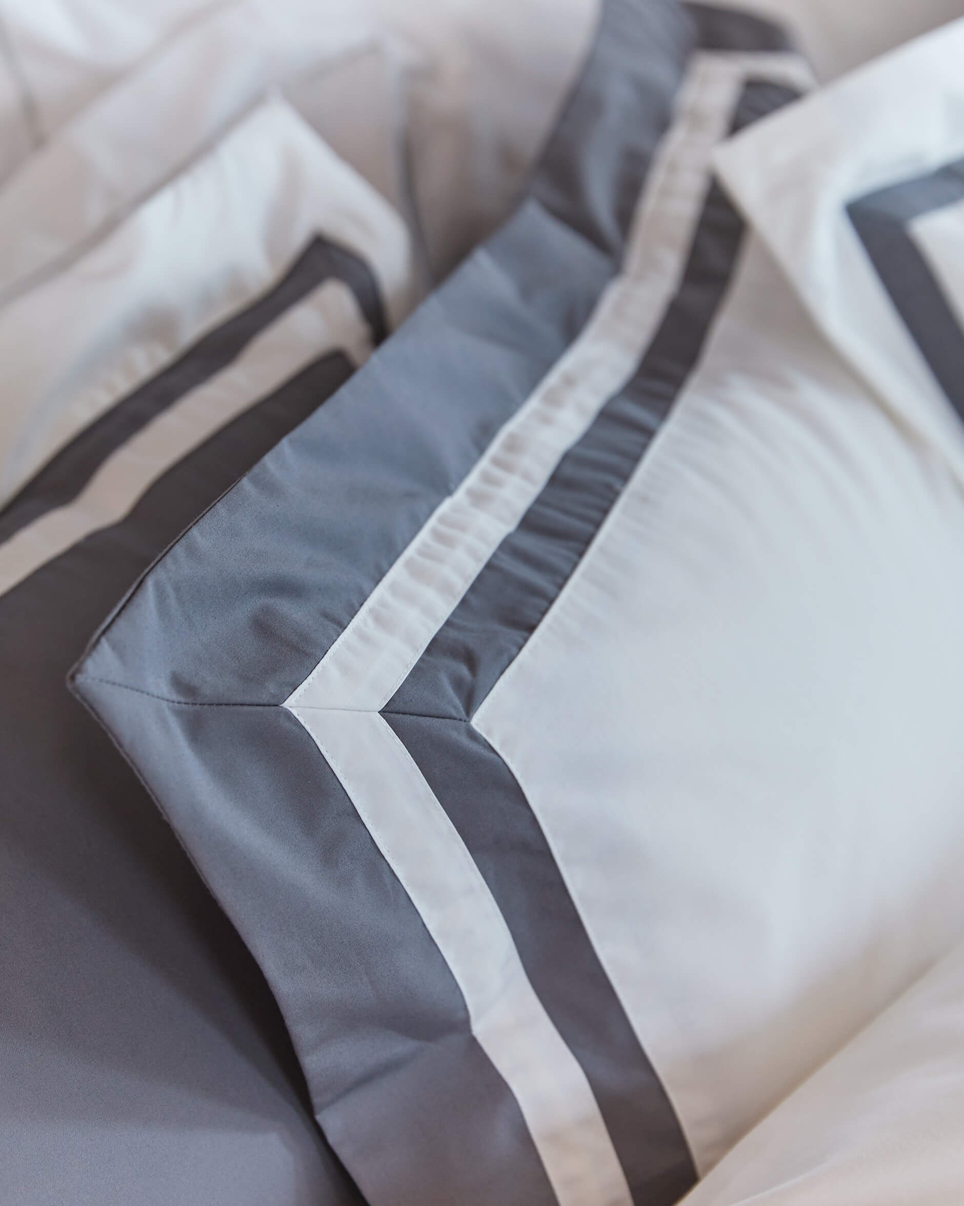 Belgravia örngott vit/grå