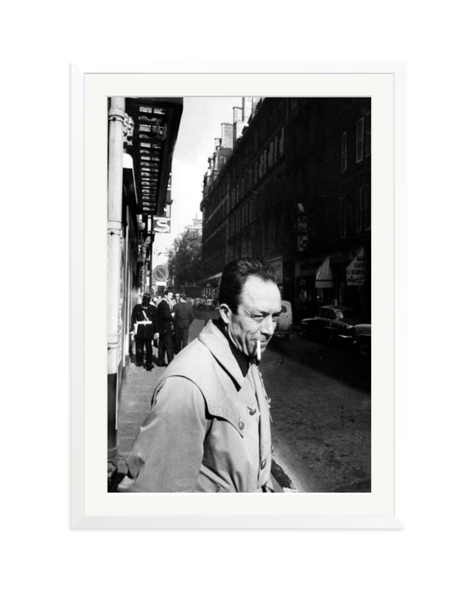 Albert Camus, 1957 White / XXL