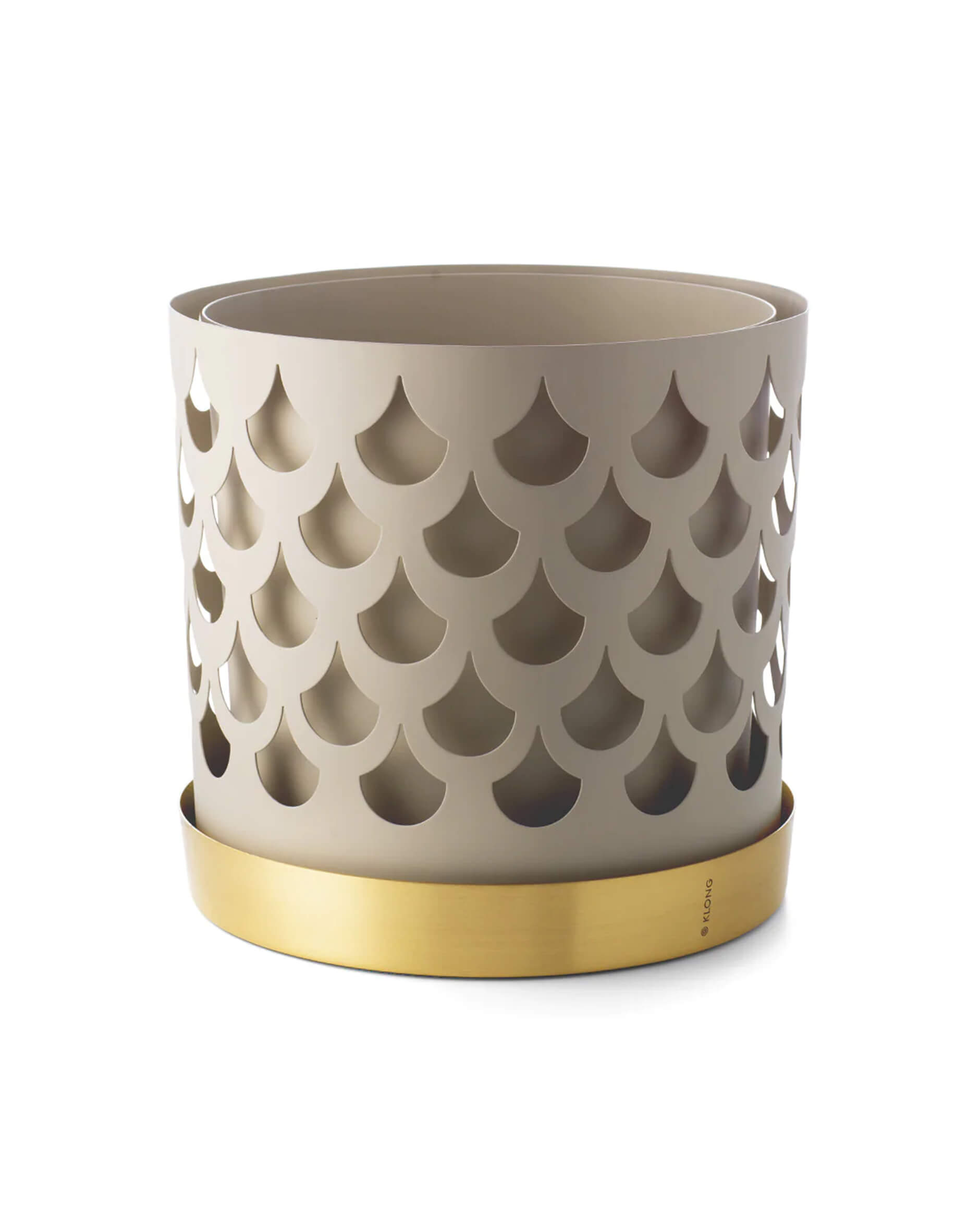 Trio Drop kruka beige