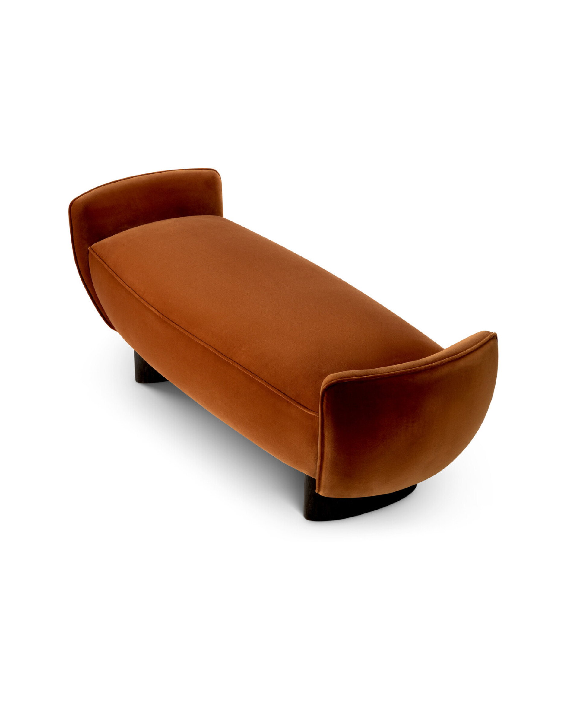 Stirling Bench onoma burnt orange velvet